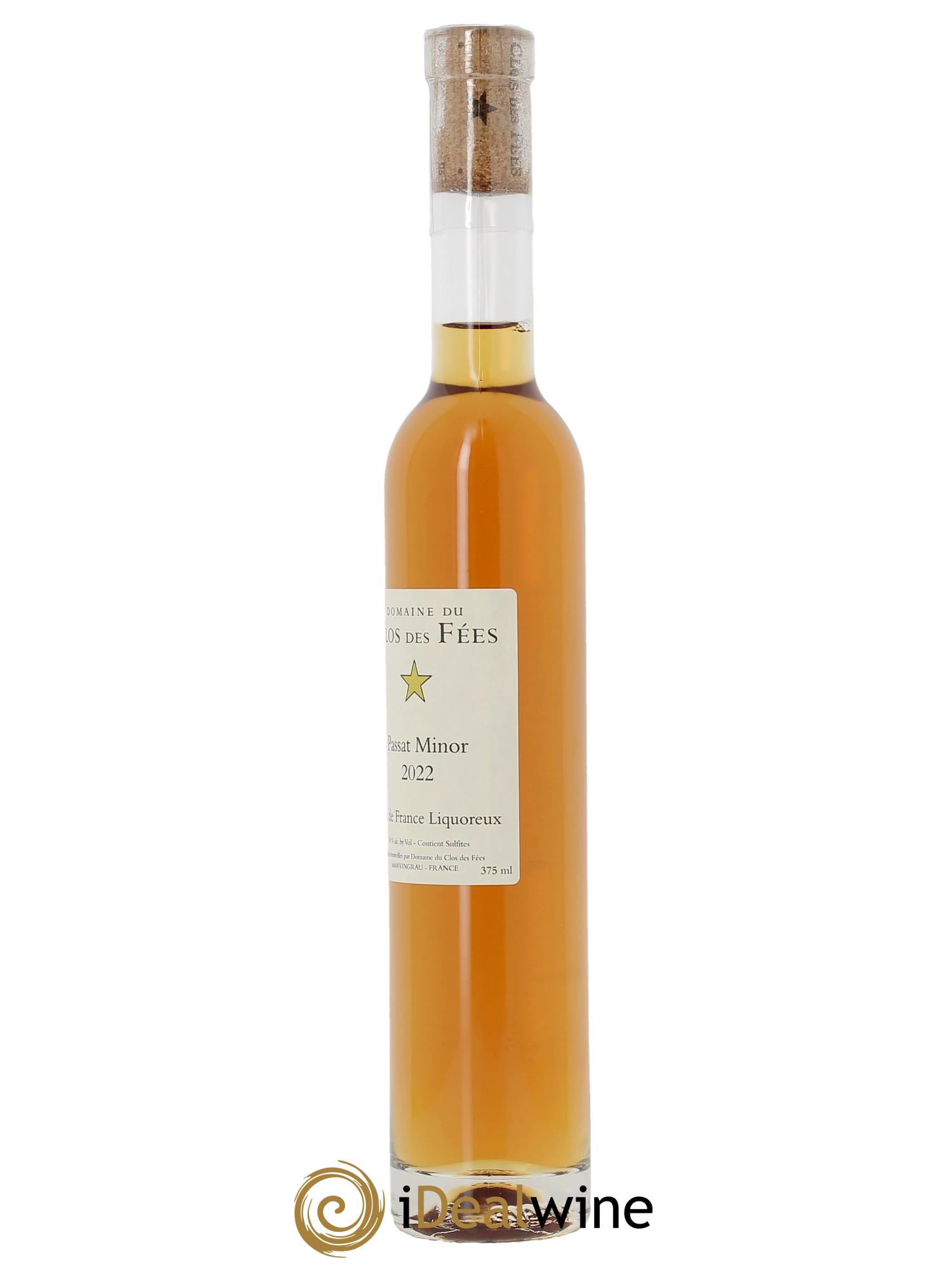 Vin de France Clos des Fées Passat Minor Hervé Bizeul  2022 - Lot de 1 demi bouteille - 1