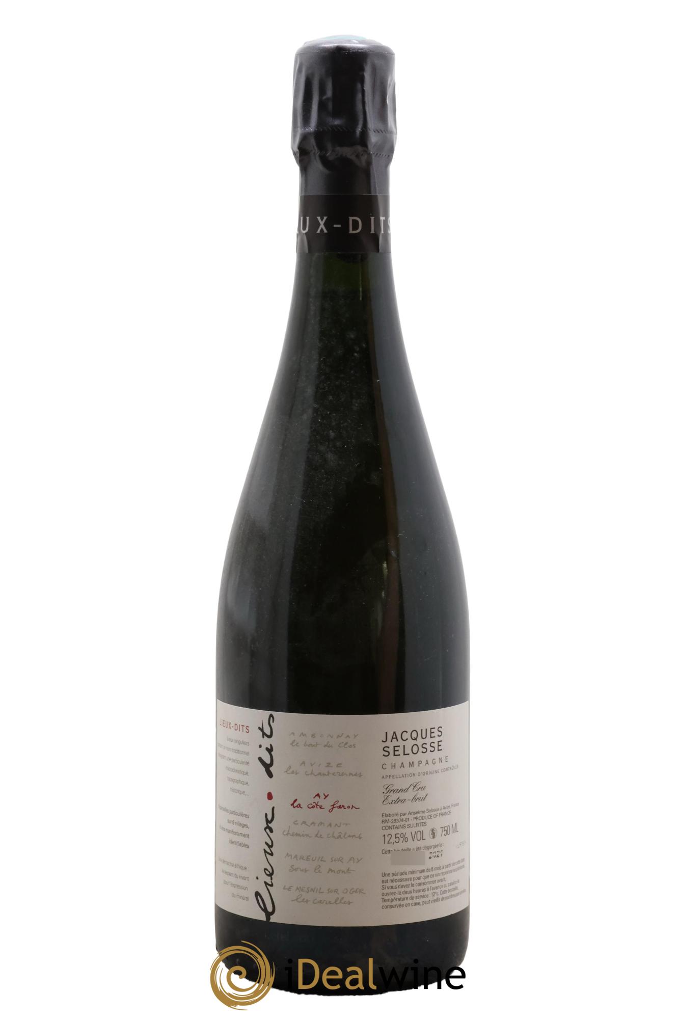 La Côte Faron Blanc de Noirs Grand Cru Extra-Brut Jacques Selosse - Lot of 1 bottle - 0