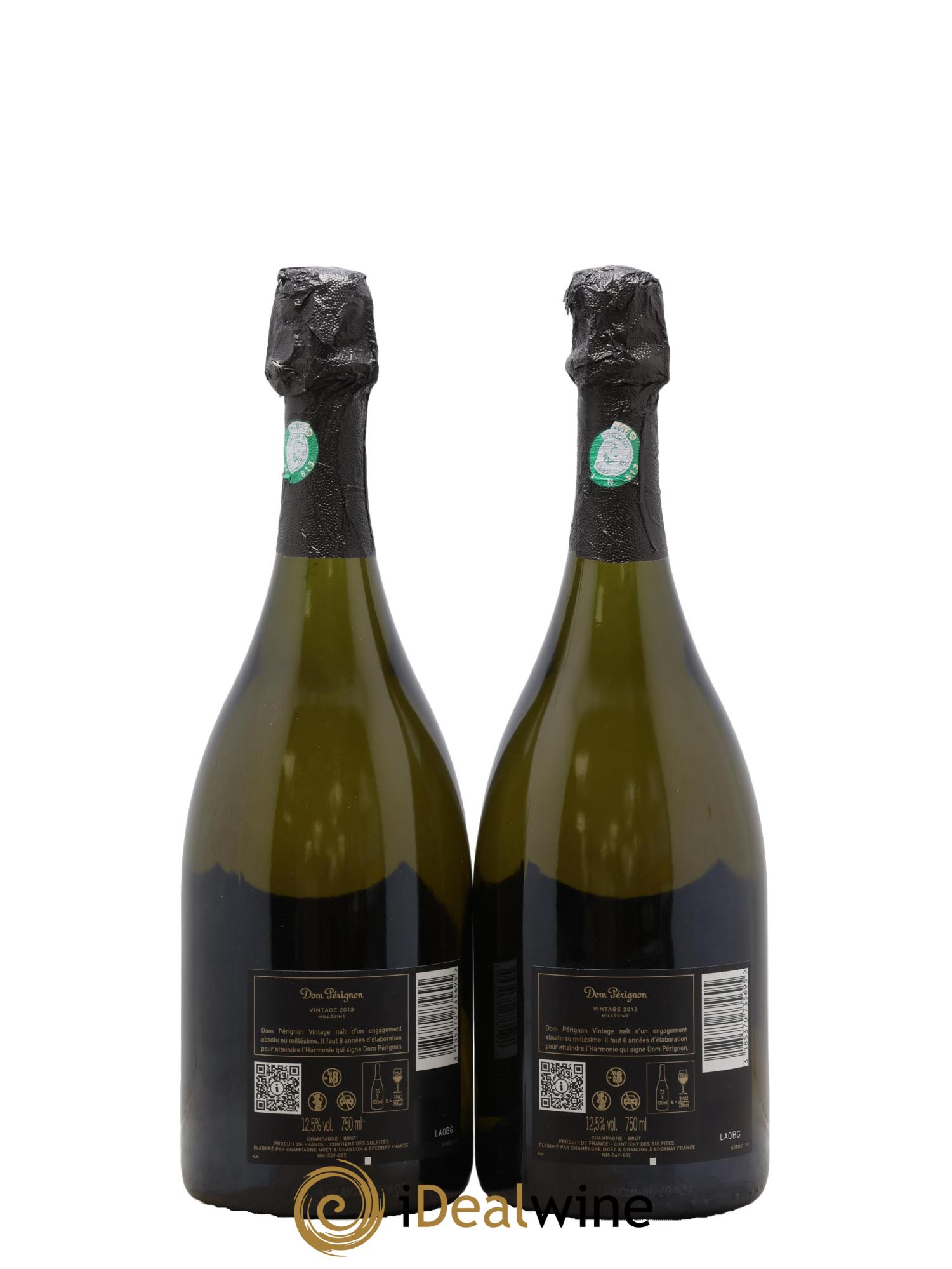 Brut Dom Pérignon 2013 - Lot of 2 bottles - 1