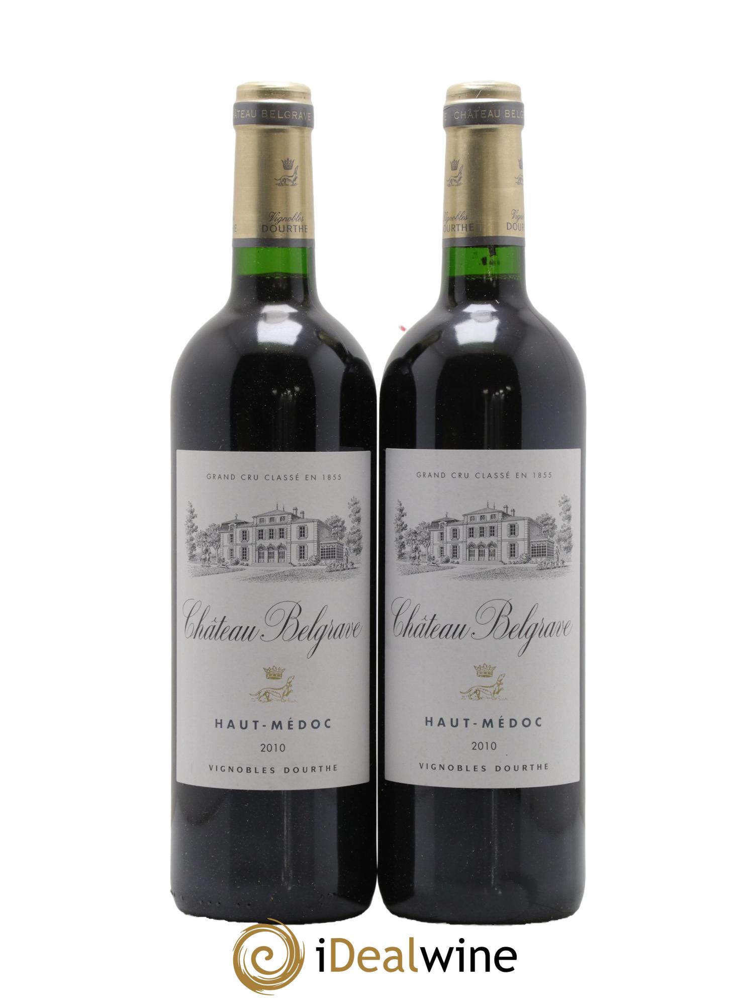 Château Belgrave 5ème Grand Cru Classé 2010 - Lot de 2 bouteilles - 0