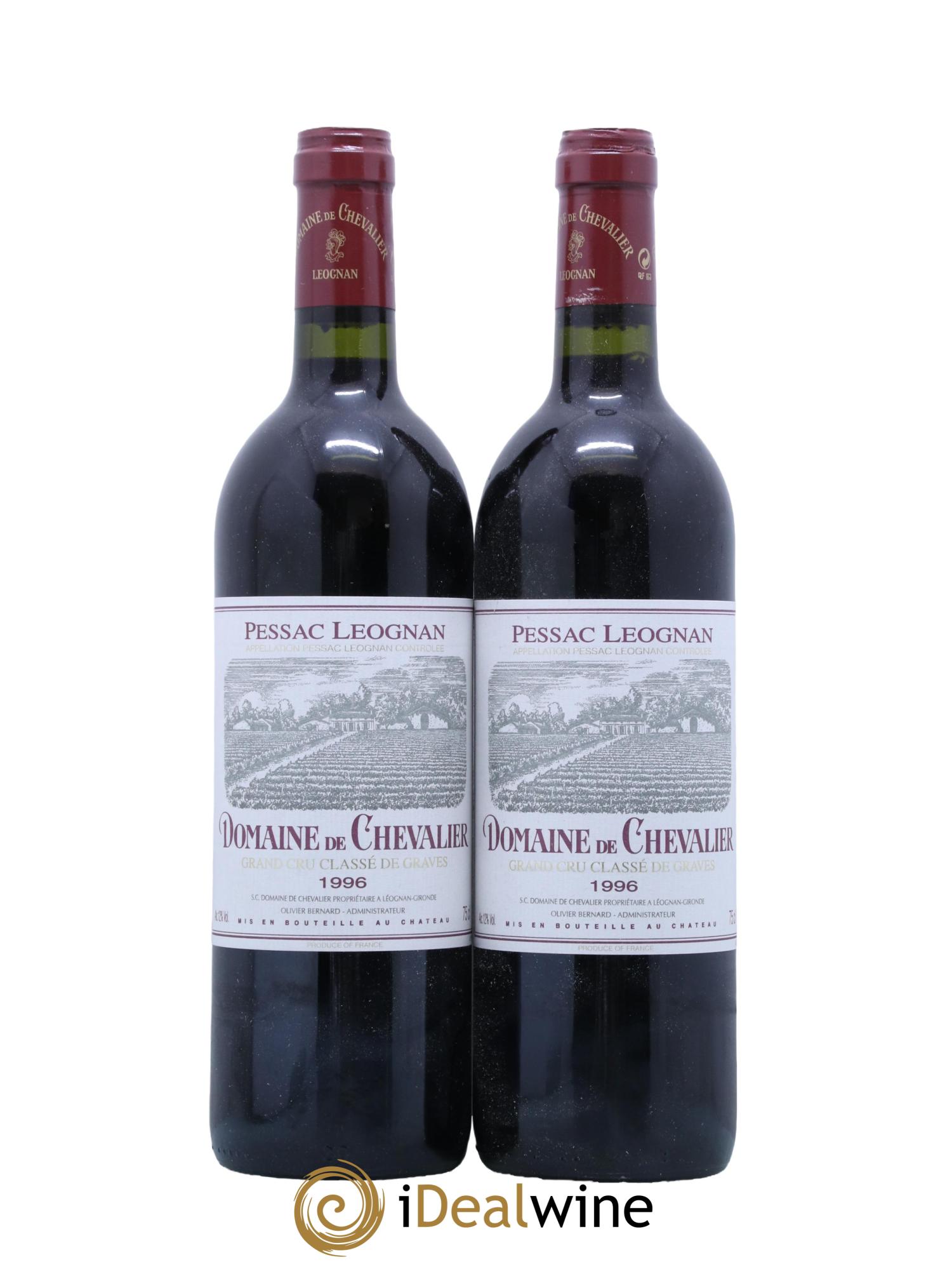 Domaine de Chevalier Cru Classé de Graves 1996 - Lot de 2 bouteilles - 0