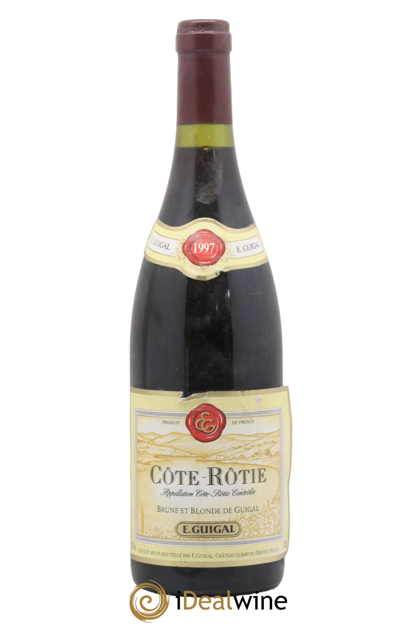 Côte-Rôtie Côtes Brune et Blonde Guigal 1997 - Lot de 1 bouteille - 0
