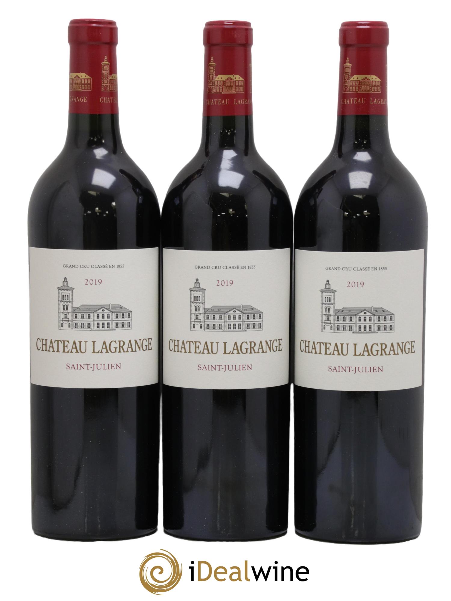 Château Lagrange 3ème Grand Cru Classé 2019 - Lotto di 3 bottiglie - 0