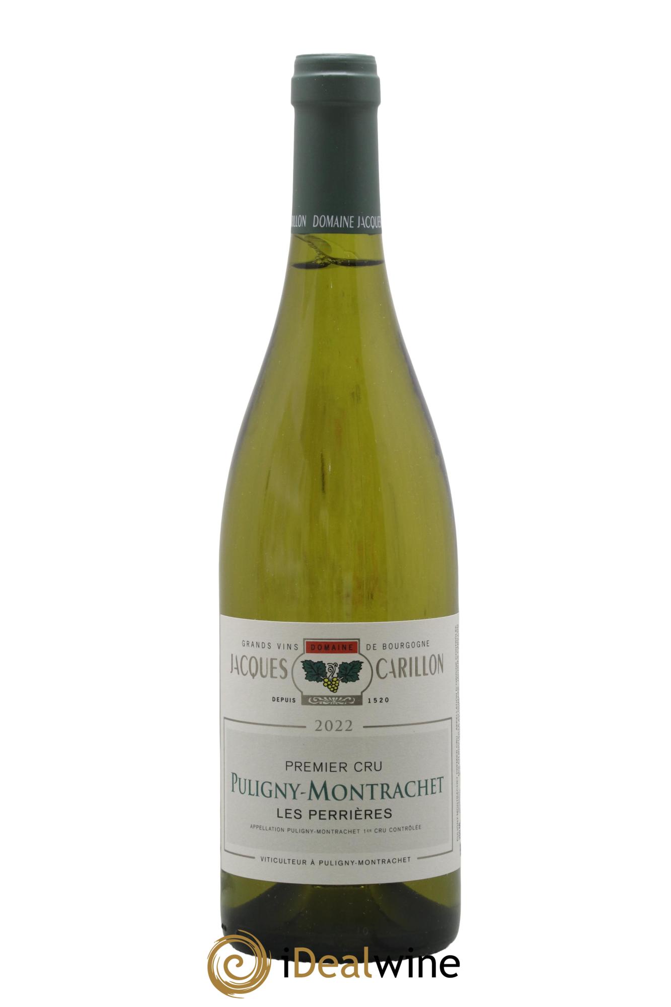 Puligny-Montrachet 1er Cru Les Perrières Jacques Carillon (Domaine) 2022 - Lot de 1 bouteille - 0