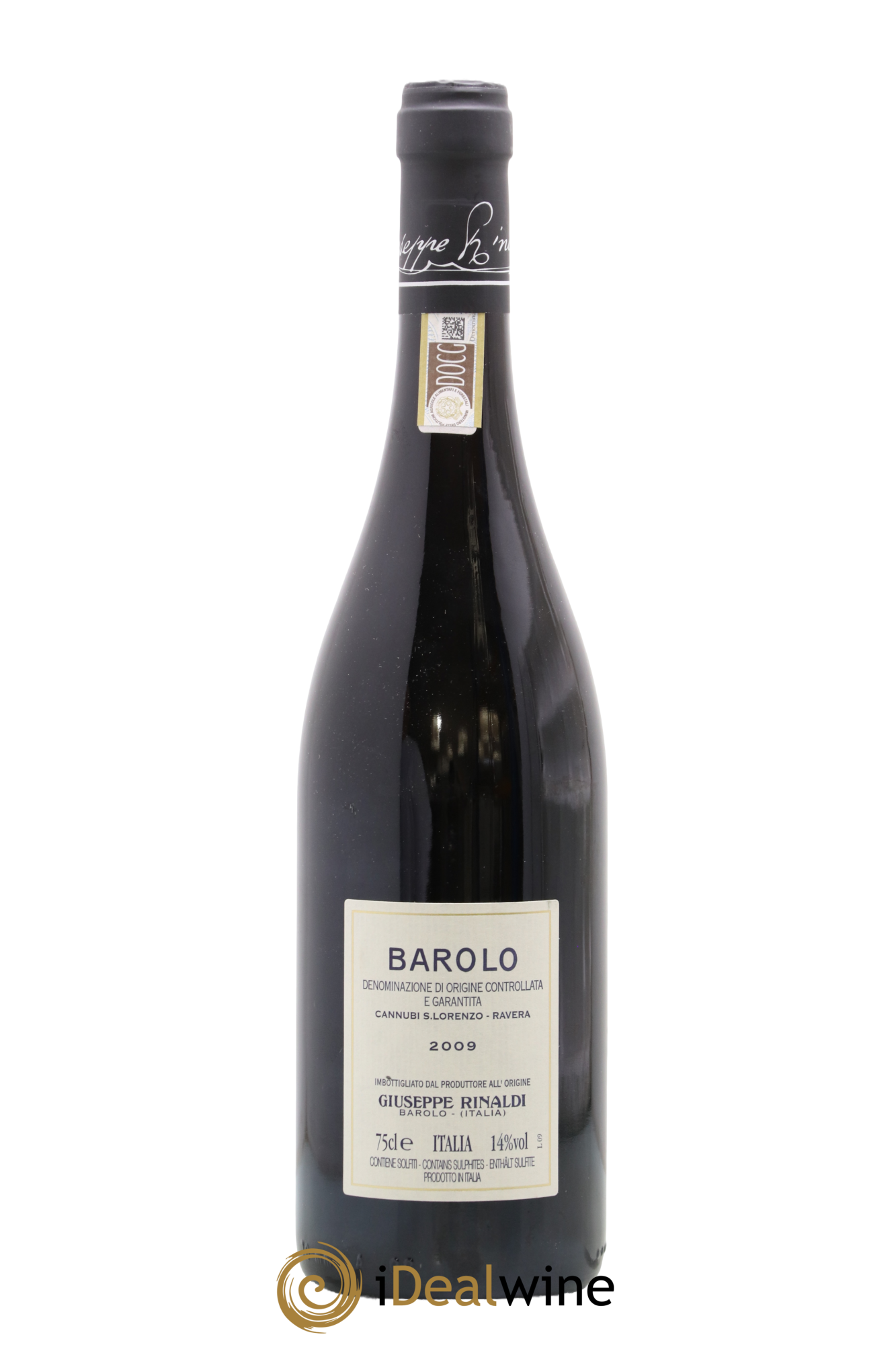 Barolo DOCG Cannubi San Lorenzo Ravera Giuseppe Rinaldi 2009 - Lot de 1 bouteille - 1