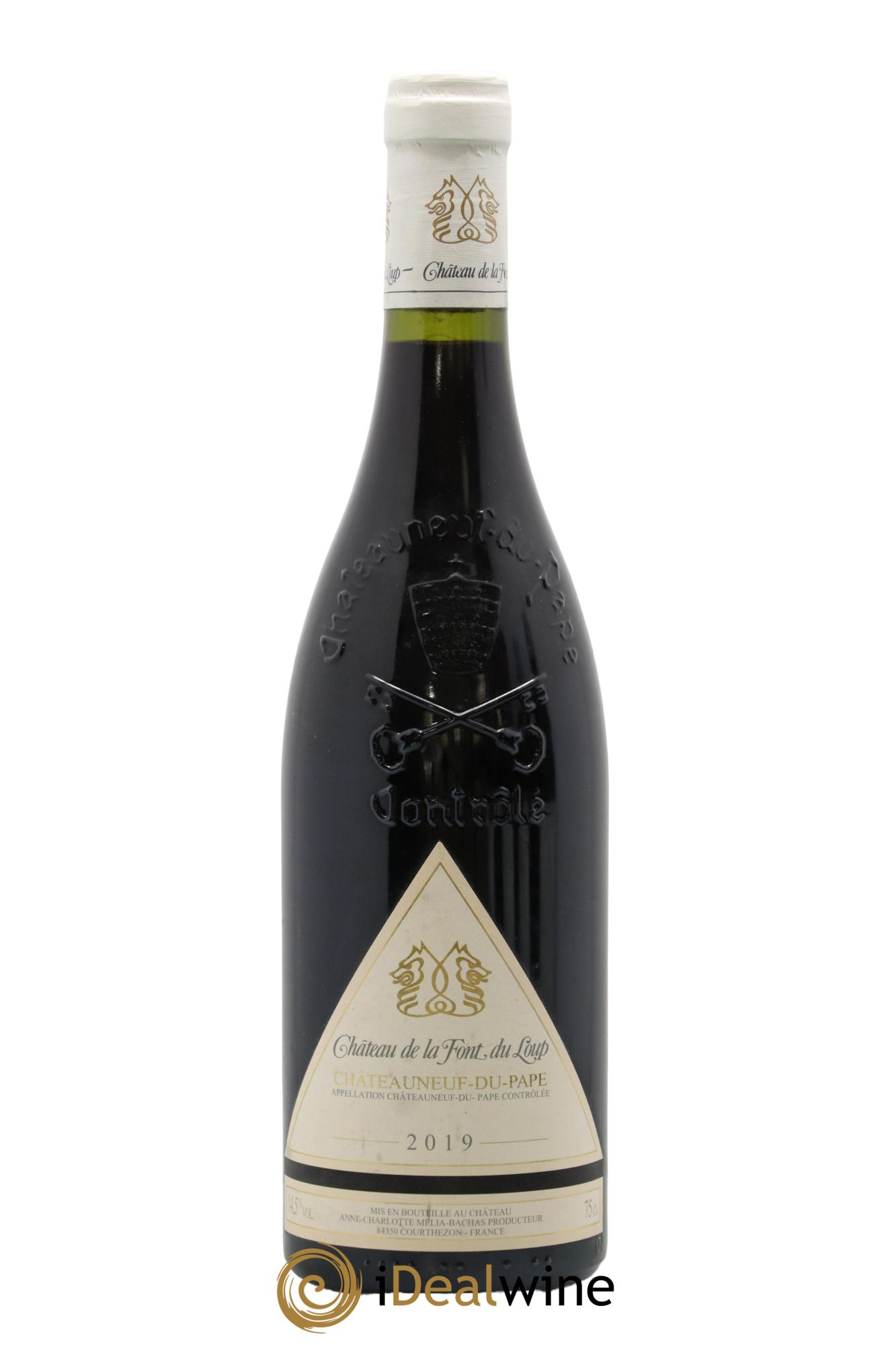 Châteauneuf-du-Pape La Font du Loup 2019 - Posten von 1 Flasche - 0