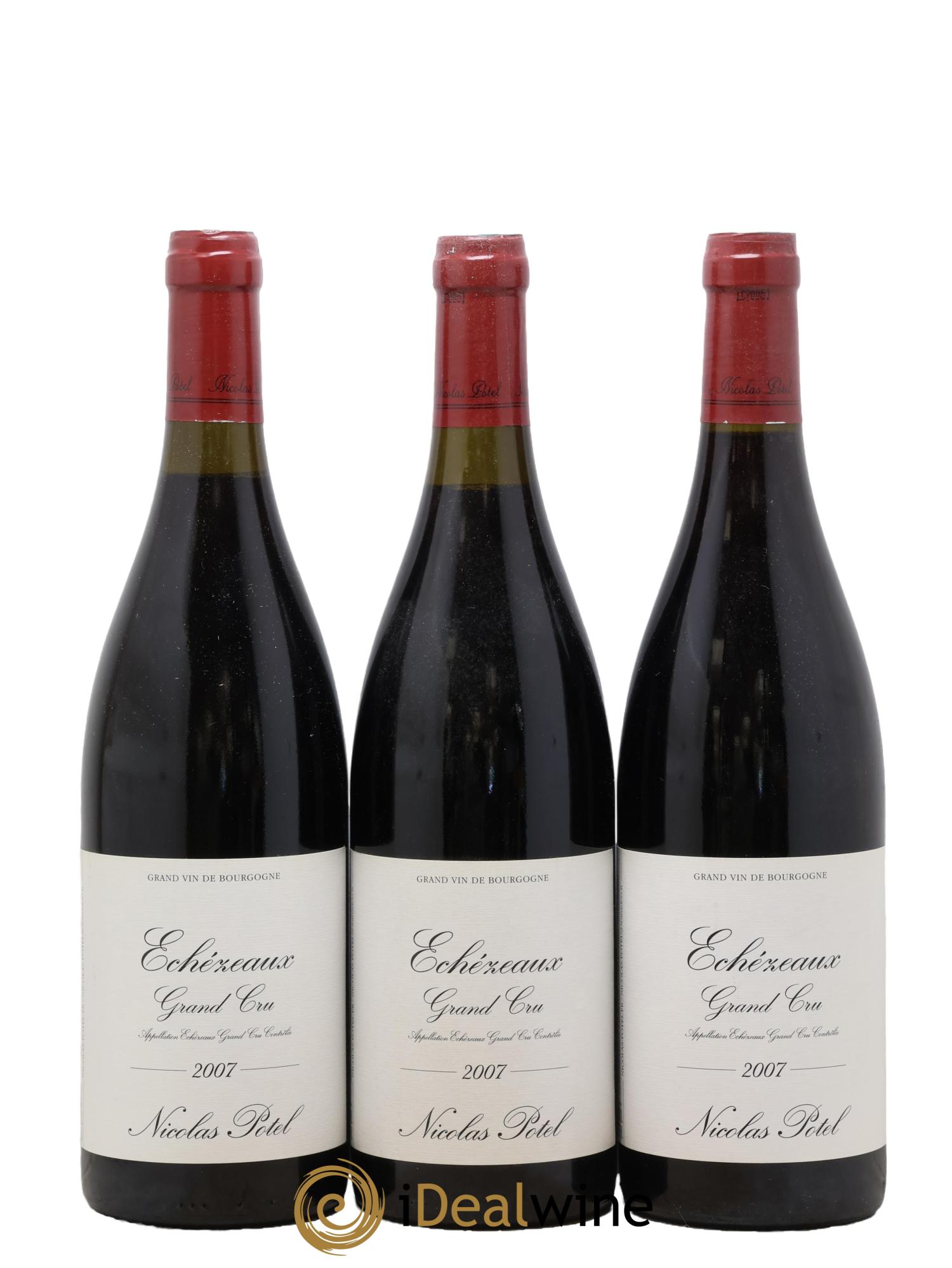 Echezeaux Grand Cru Nicolas Potel 2007 - Lot of 3 bottles - 0