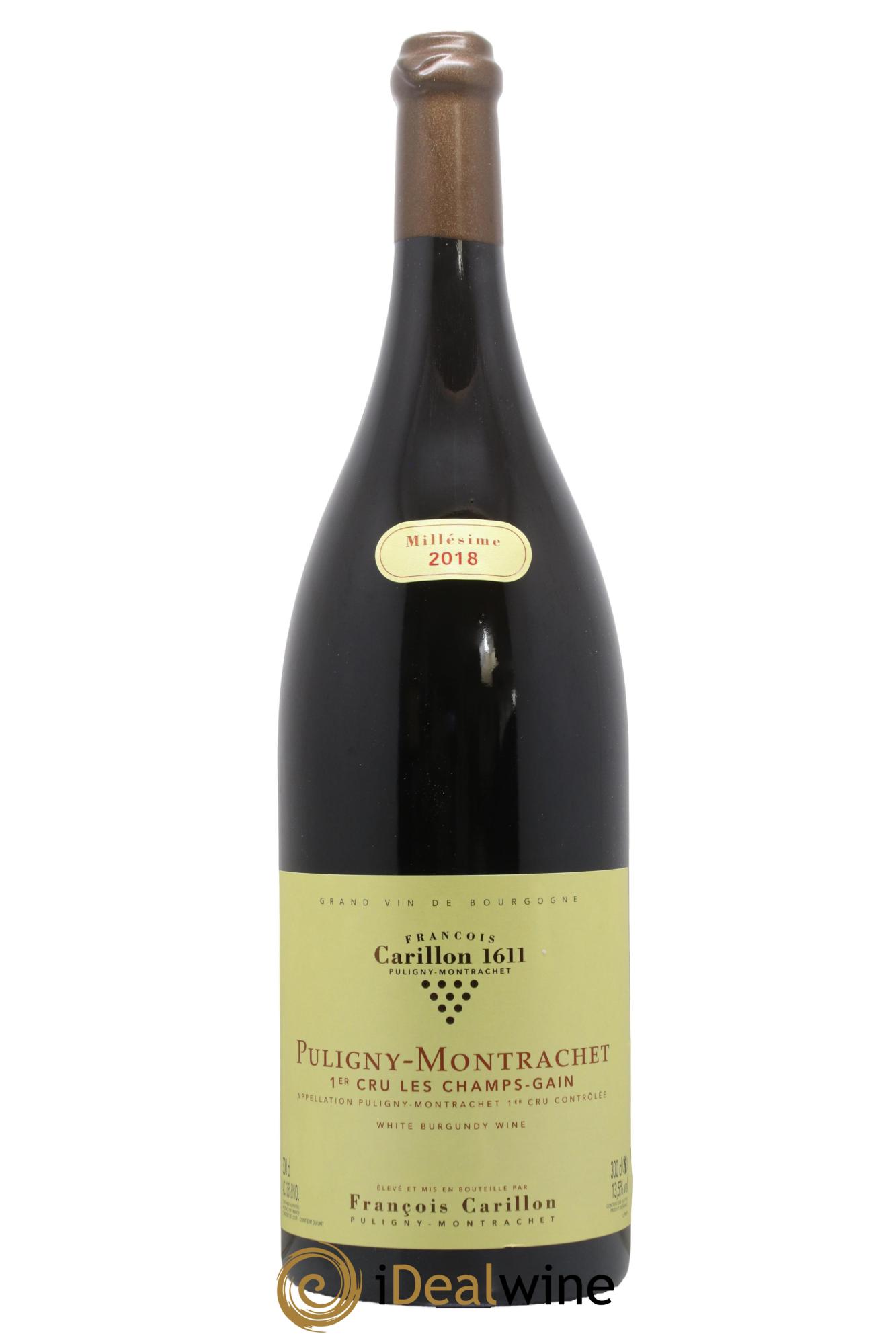 Puligny-Montrachet 1er Cru Champ-Gain François Carillon  2018 - Lot de 1 double magnum - 1