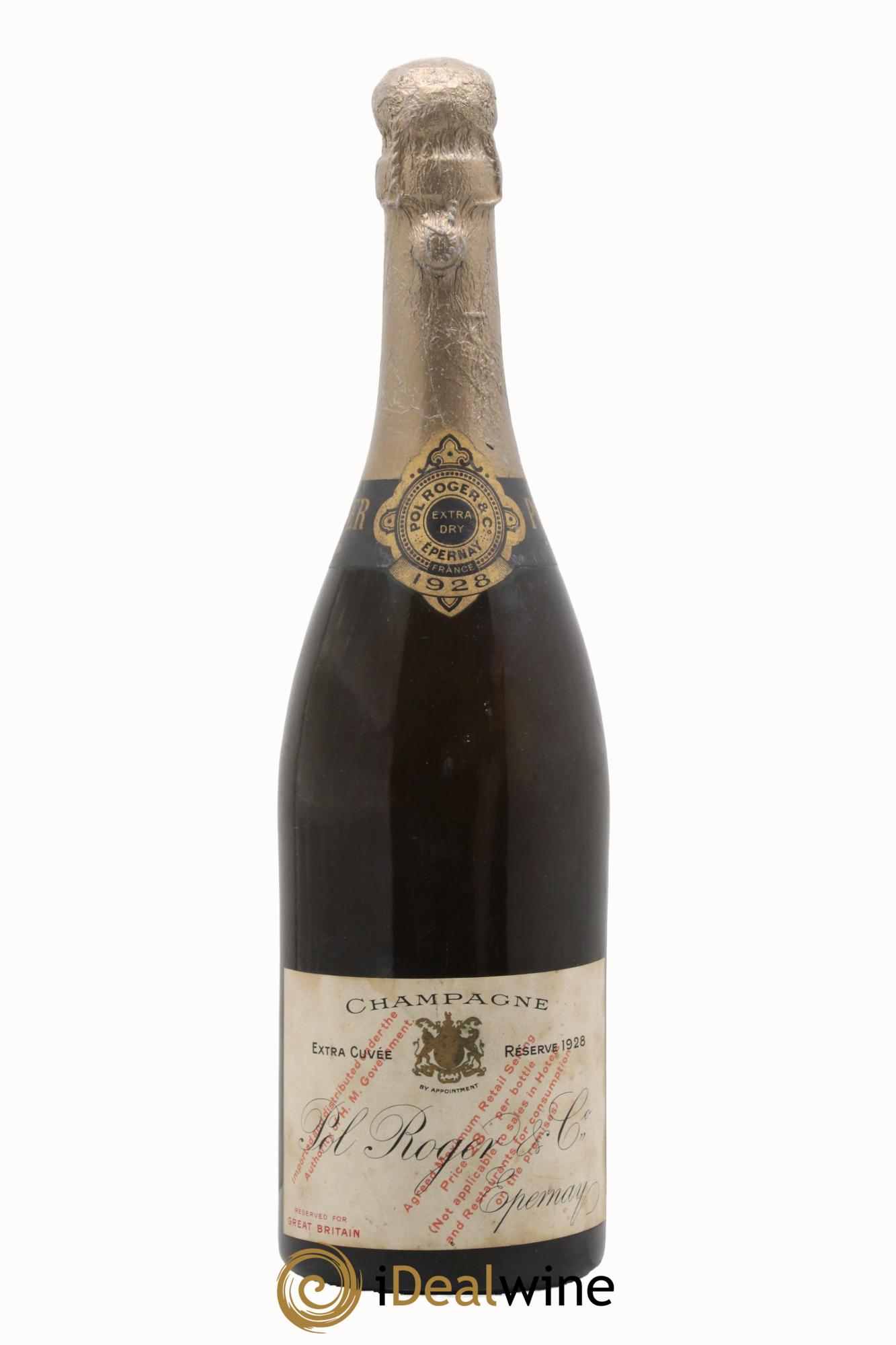 Extra Cuvée de Réserve Pol Roger 1928 - Lot of 1 bottle - 0