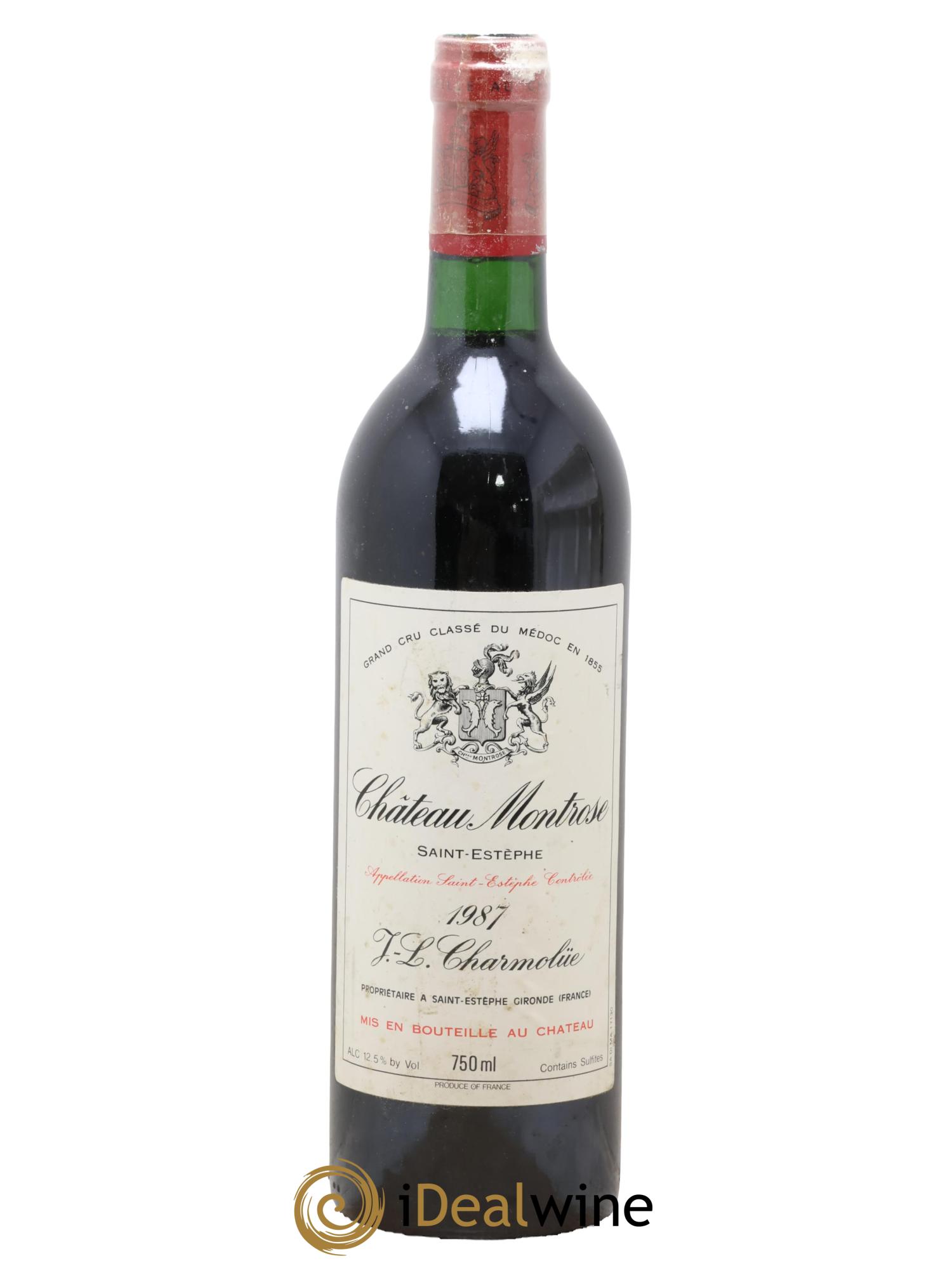 Château Montrose 2ème Grand Cru Classé 1987 - Lot de 1 bouteille - 0