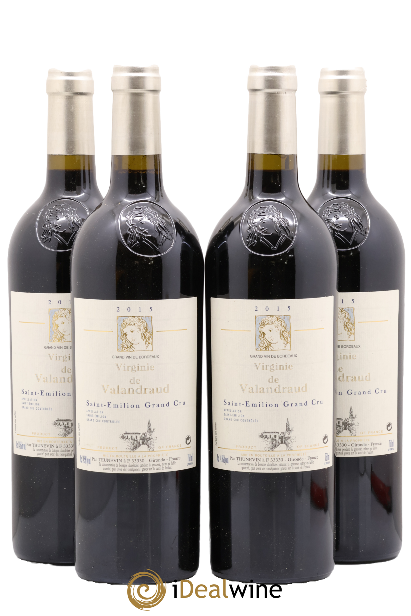 Virginie de Valandraud 2015 - Lot of 4 bottles - 0