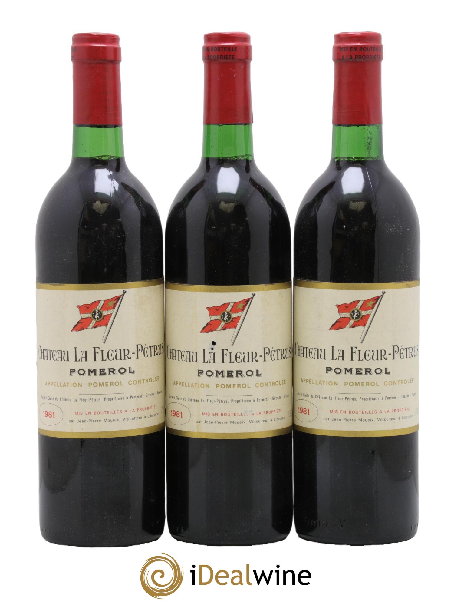 Château la Fleur Petrus 1981 - Lot de 3 bouteilles - 0