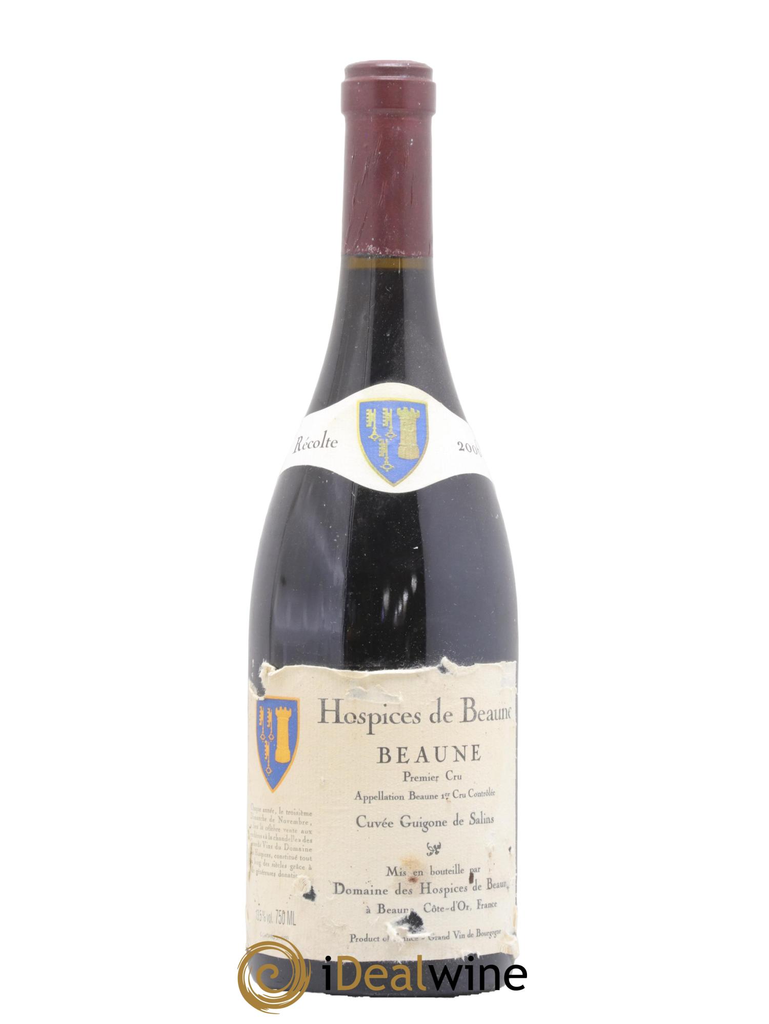 Beaune 1er Cru Cuvee Guigone de Salin Hospices de Beaune 2006 - Lot de 1 bouteille - 0