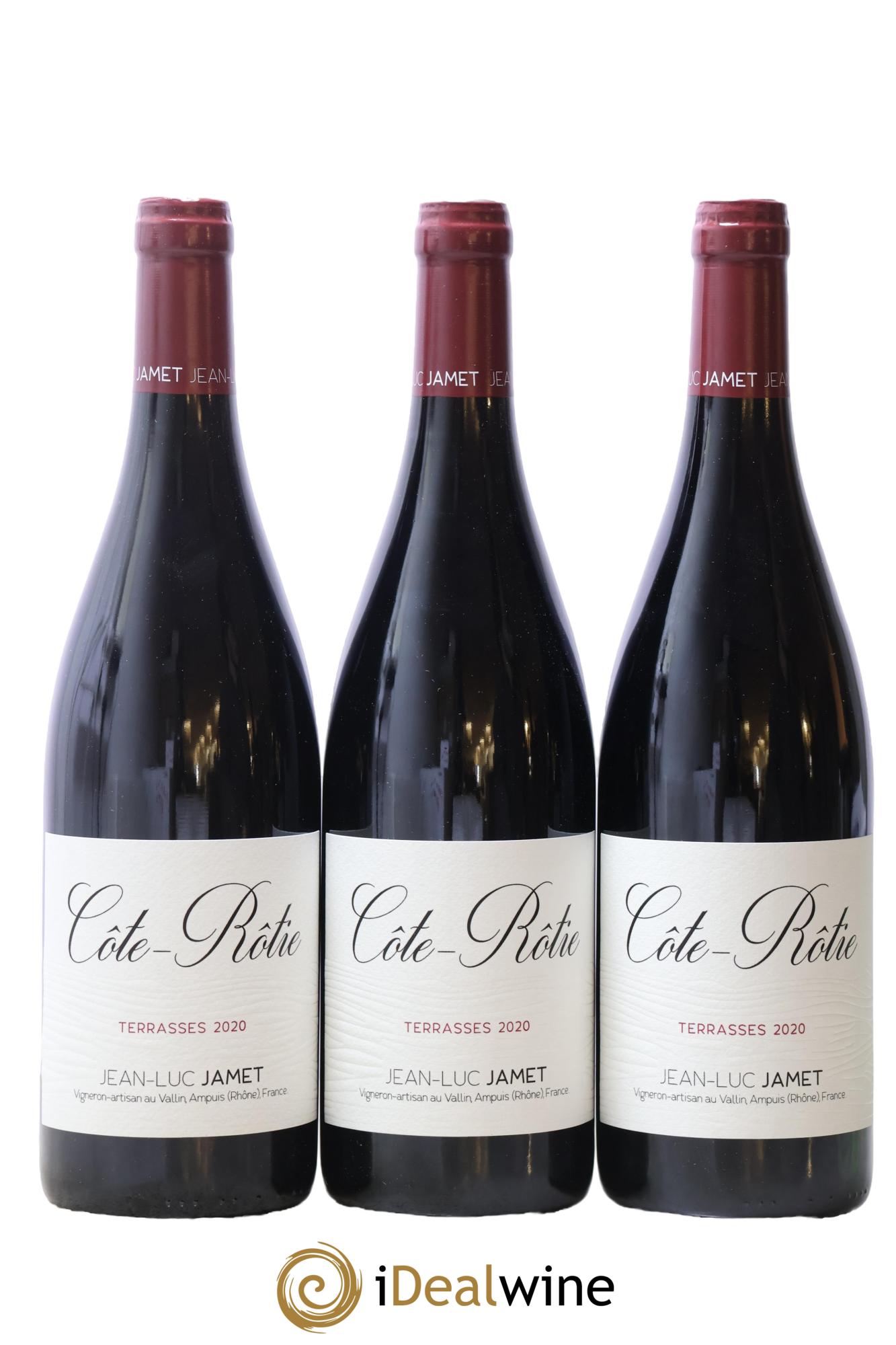 Côte-Rôtie Terrasses Jean-Luc Jamet (Domaine) 2020 - Lot de 3 bouteilles - 0