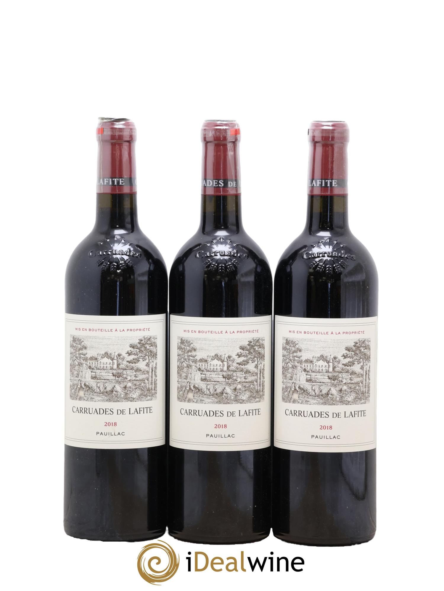 Carruades de Lafite Rothschild Second Vin 2018 - Lot of 3 bottles - 0