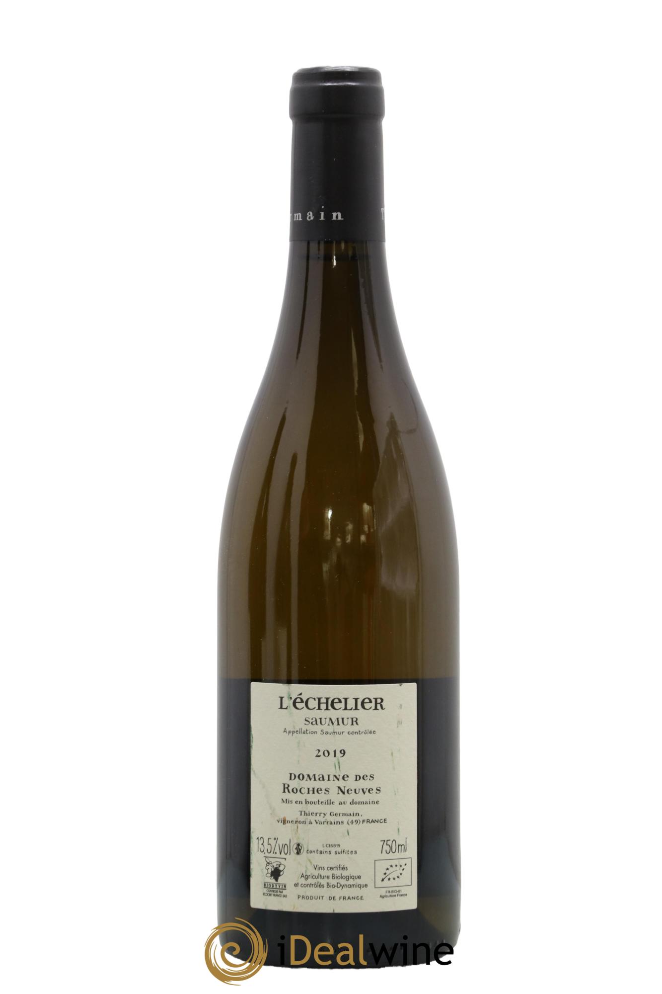 Saumur l'Echelier Domaine des Roches Neuves - Thierry Germain 2019 - Lotto di 1 bottiglia - 1