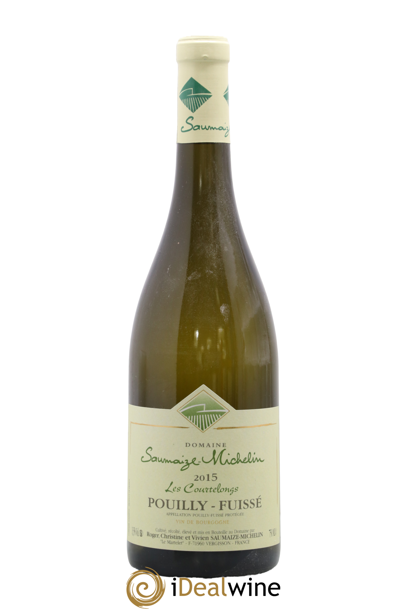 Pouilly-Fuissé Les Courtelongs Domaine Saumaize Michelin 2015 - Lot de 1 bouteille - 0