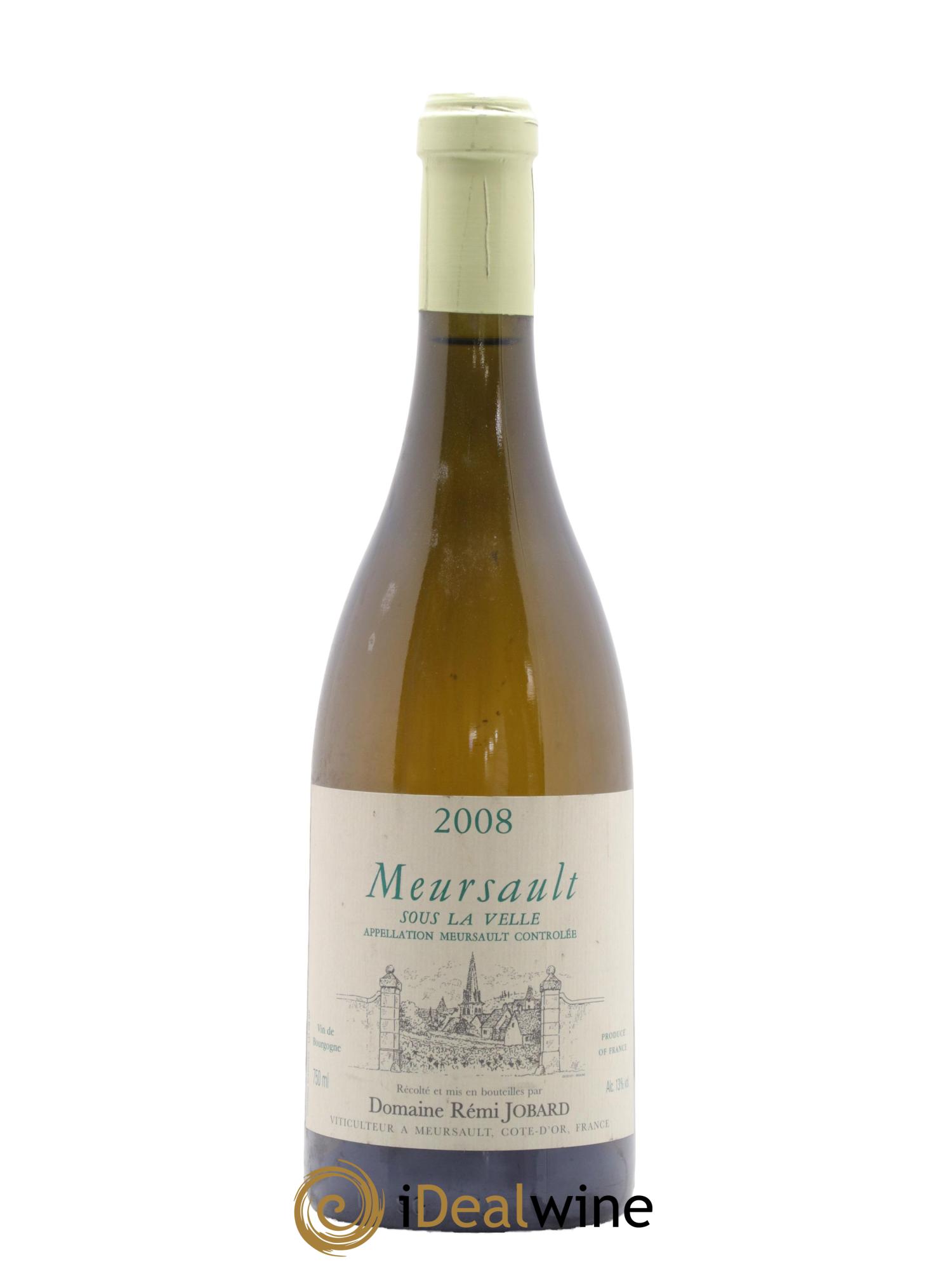 Meursault Sous la Velle Rémi Jobard (Domaine) 2008 - Lot de 1 bouteille - 0