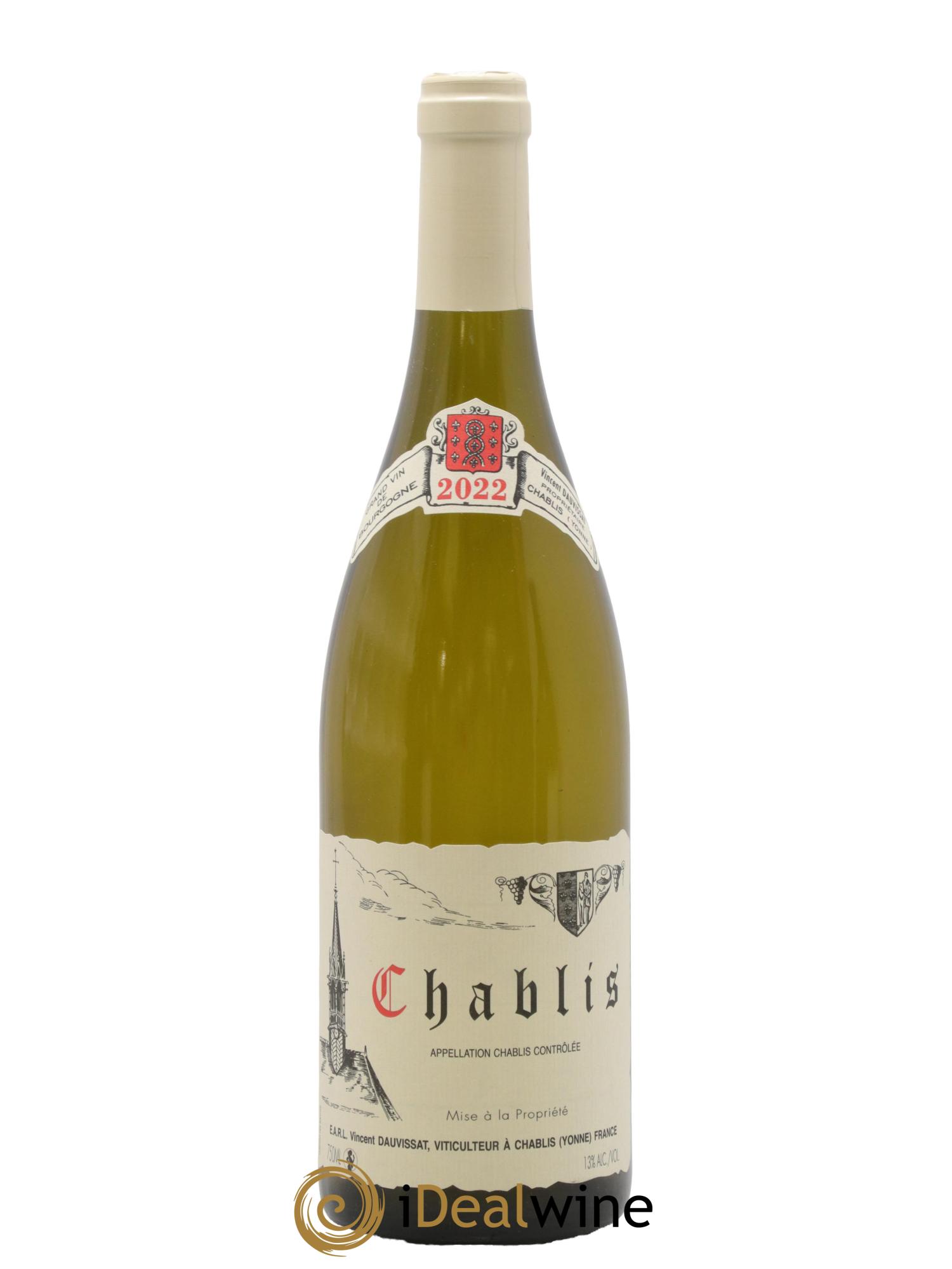 Chablis Vincent Dauvissat (Domaine) 2022 - Lot de 1 bouteille - 0