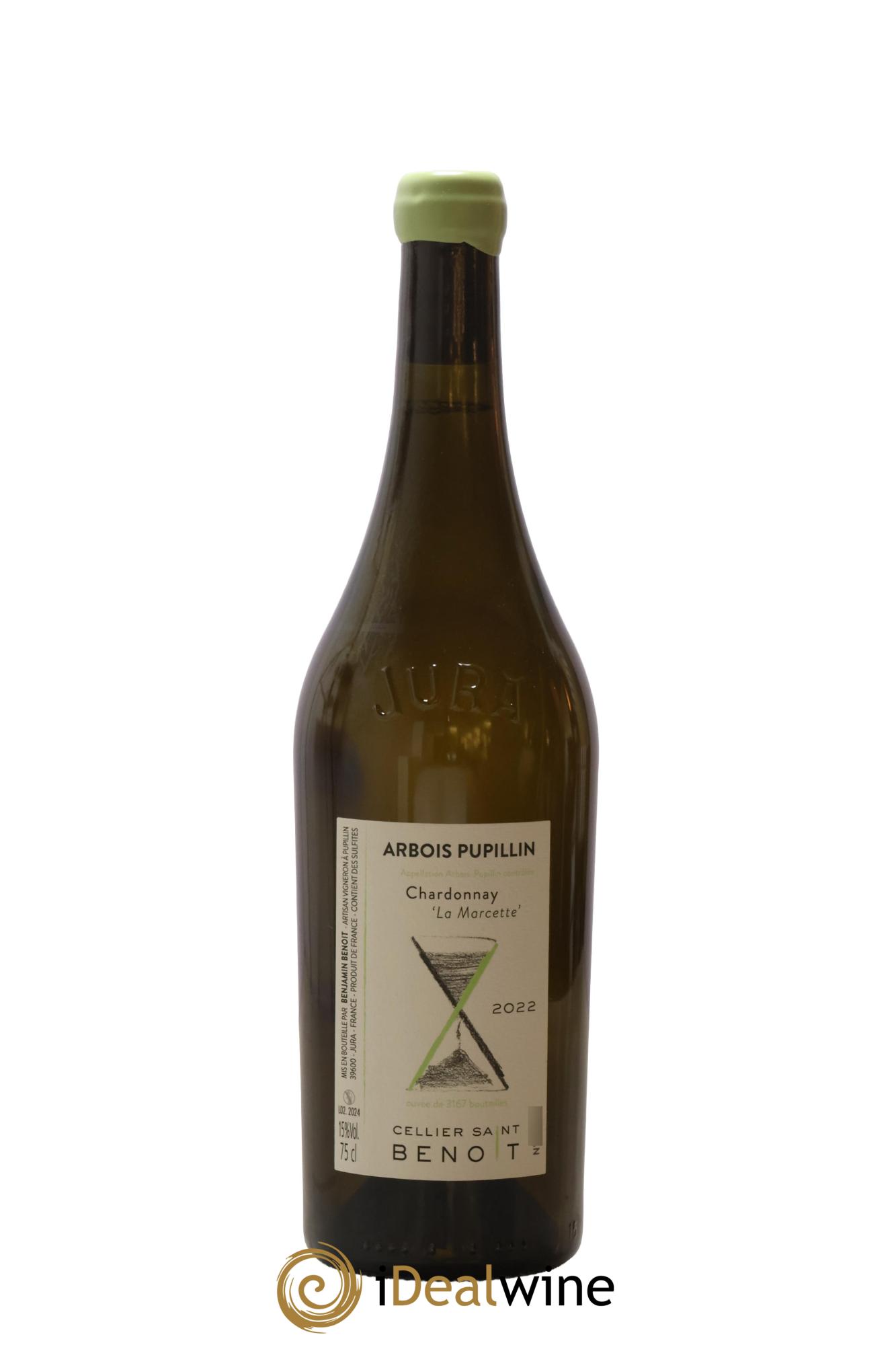 Arbois La Marcette Cellier Saint Benoît 2022 - Lot de 1 bouteille - 0