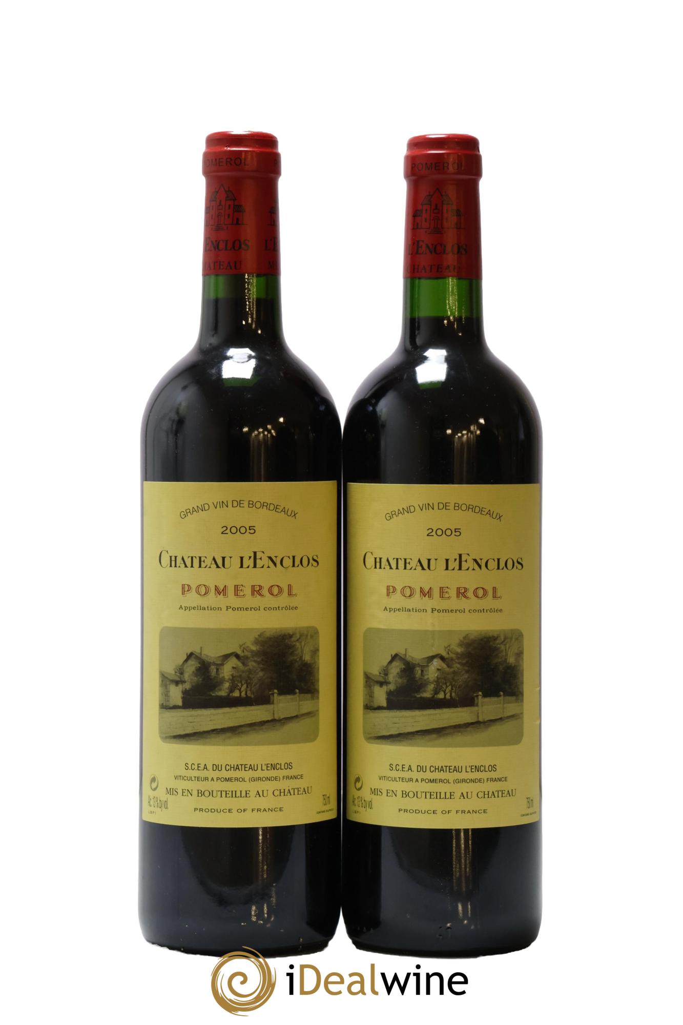 Château l' Enclos 2005 - Posten von 2 Flaschen - 0