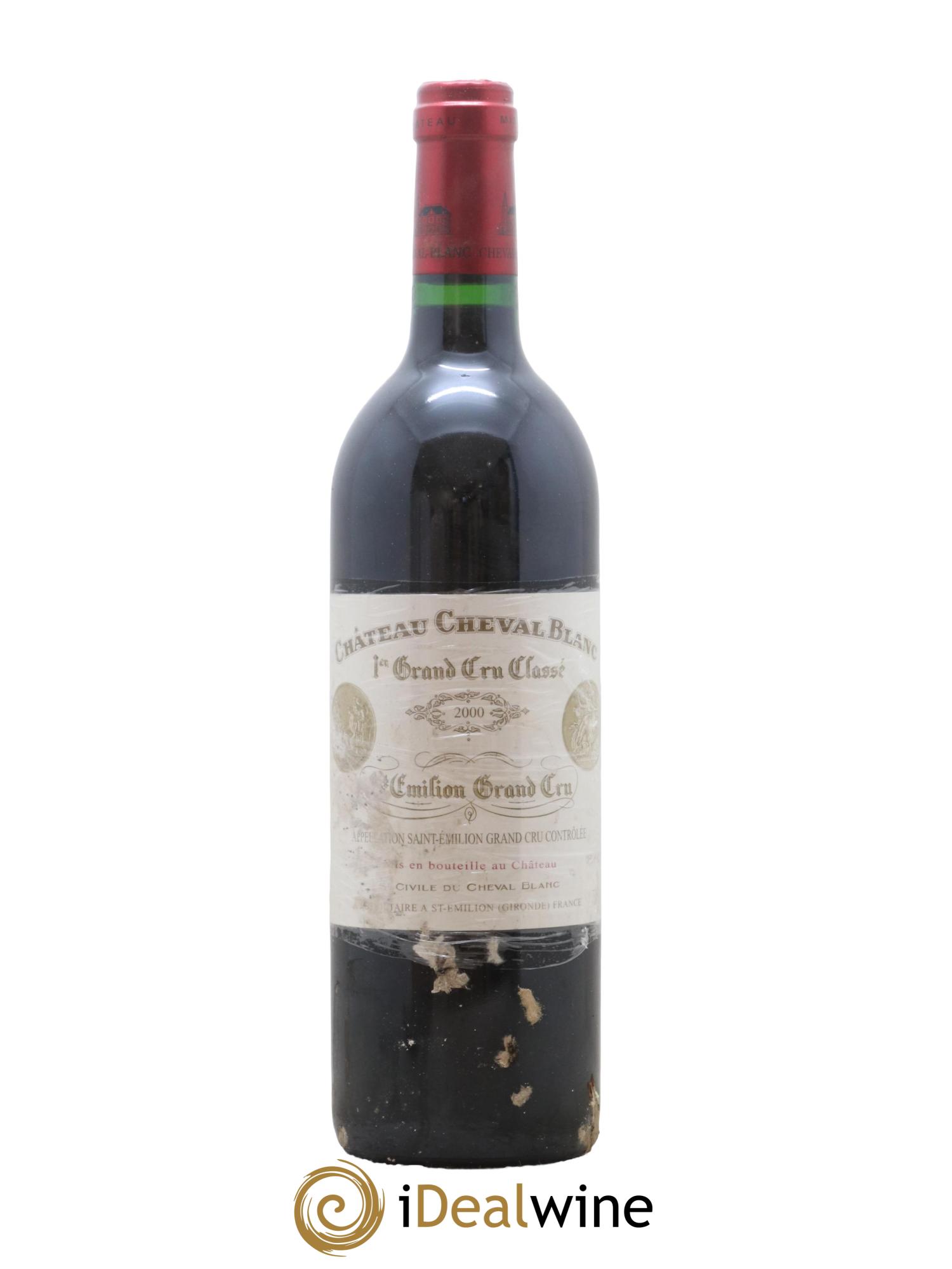 Château Cheval Blanc 1er Grand Cru Classé A 2000 - Lot de 1 bouteille - 0