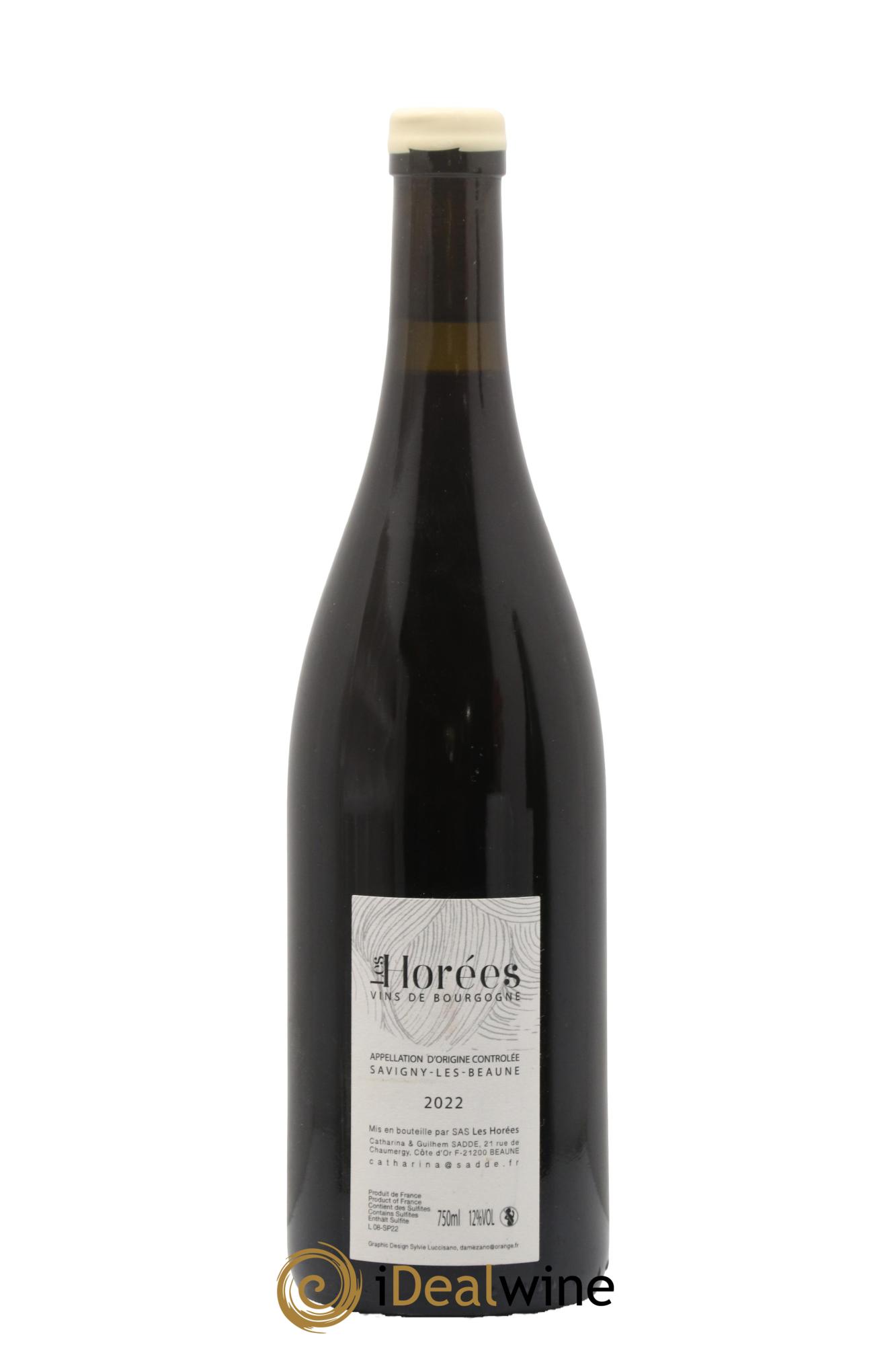 Savigny-lès-Beaune Les Plaisirs et les jours Les Horées 2022 - Lotto di 1 bottiglia - 1