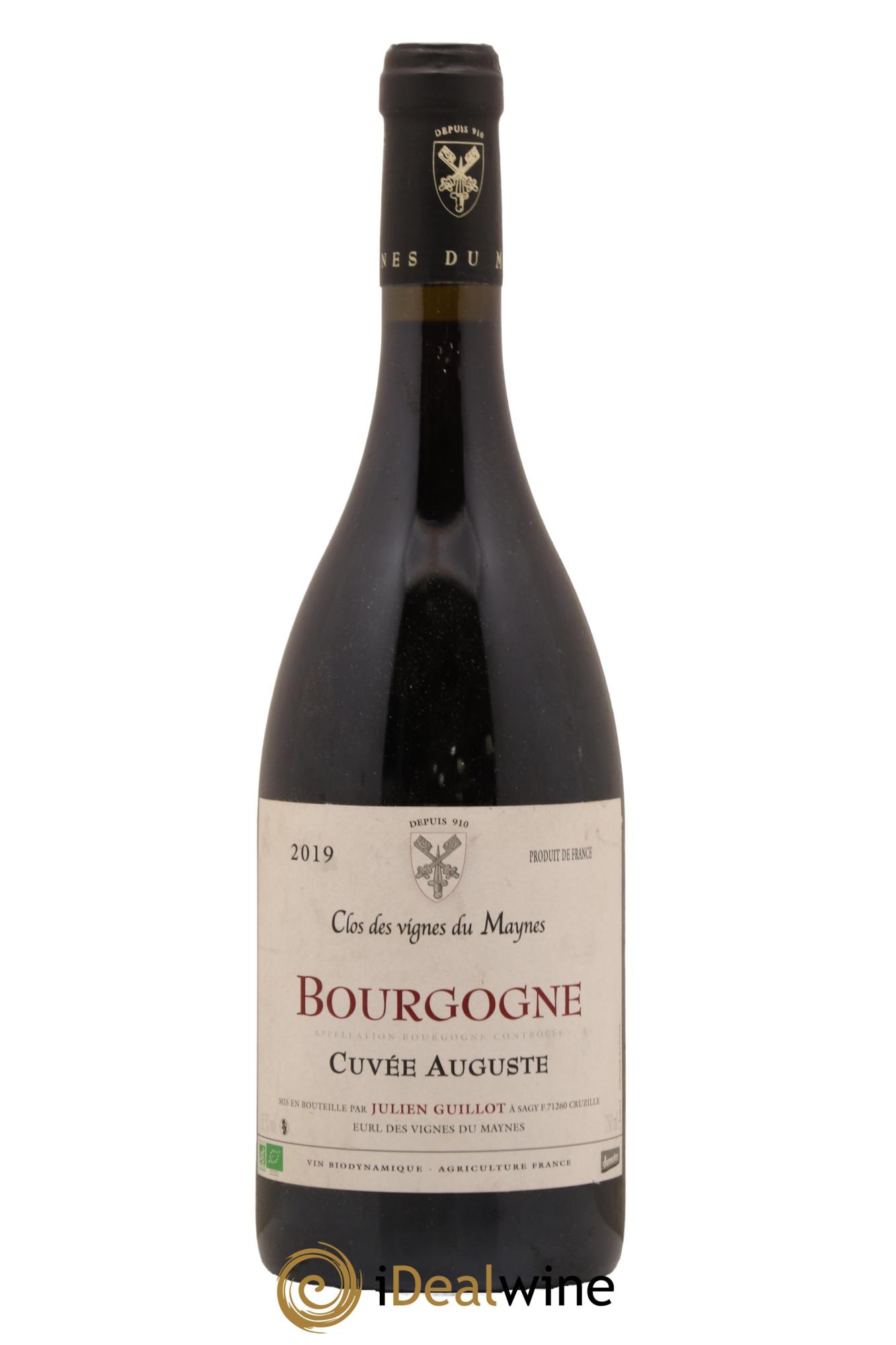 Bourgogne Cuvée Auguste Les Vignes du Maynes 2019 - Lot de 1 bouteille - 0