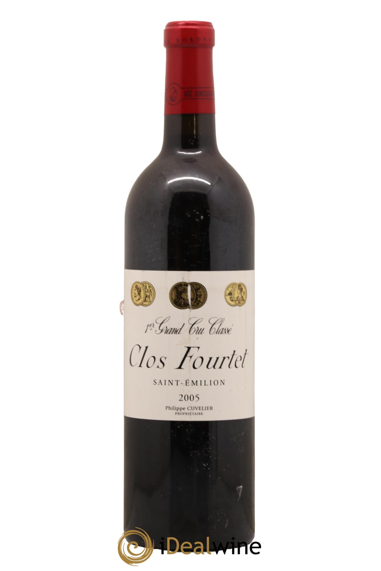 Clos Fourtet 1er Grand Cru Classé B 2005 - Lot de 1 bouteille - 0