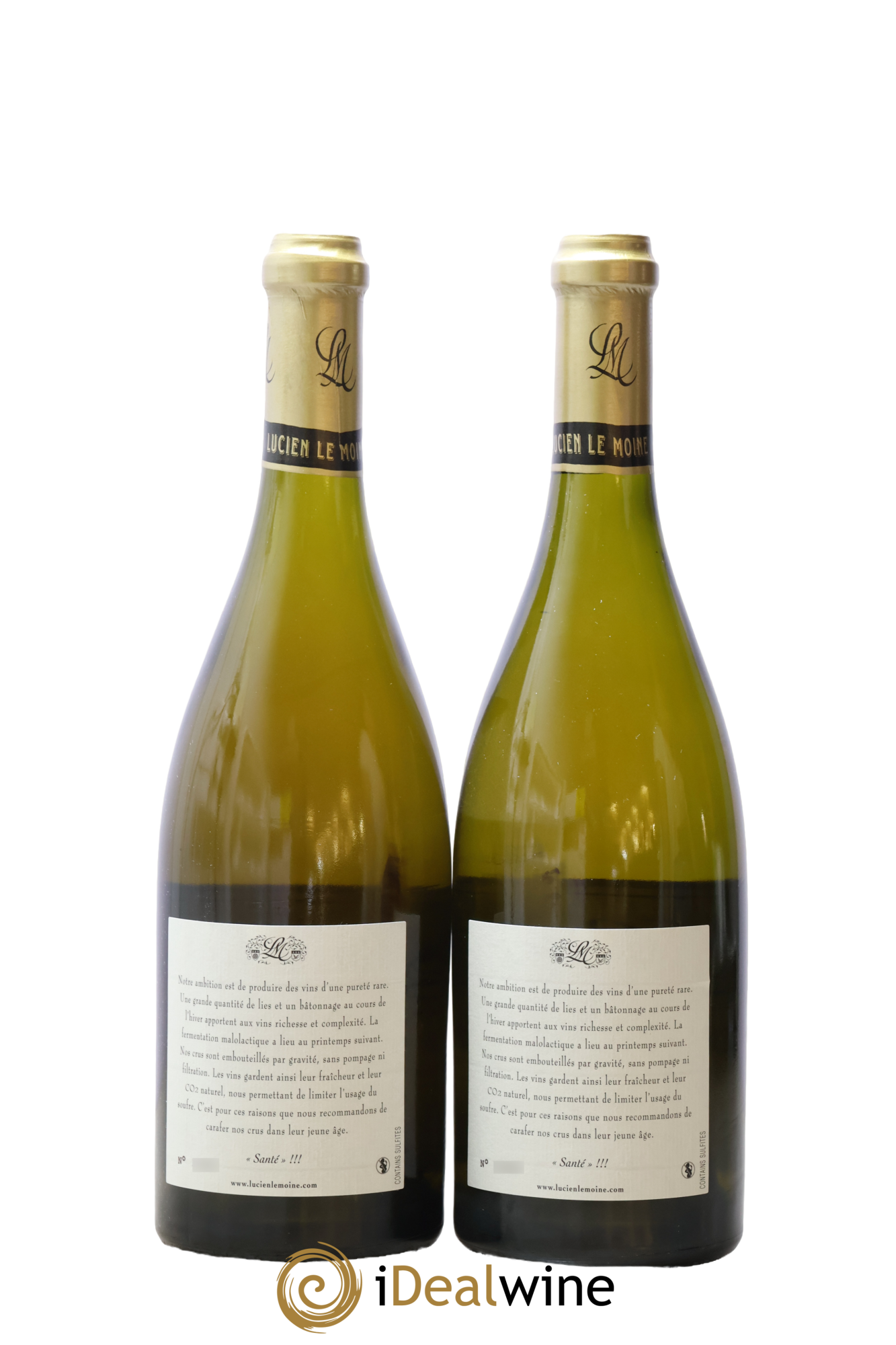 Bâtard-Montrachet Grand Cru Lucien Le Moine 2010 - Lot de 2 bouteilles - 1