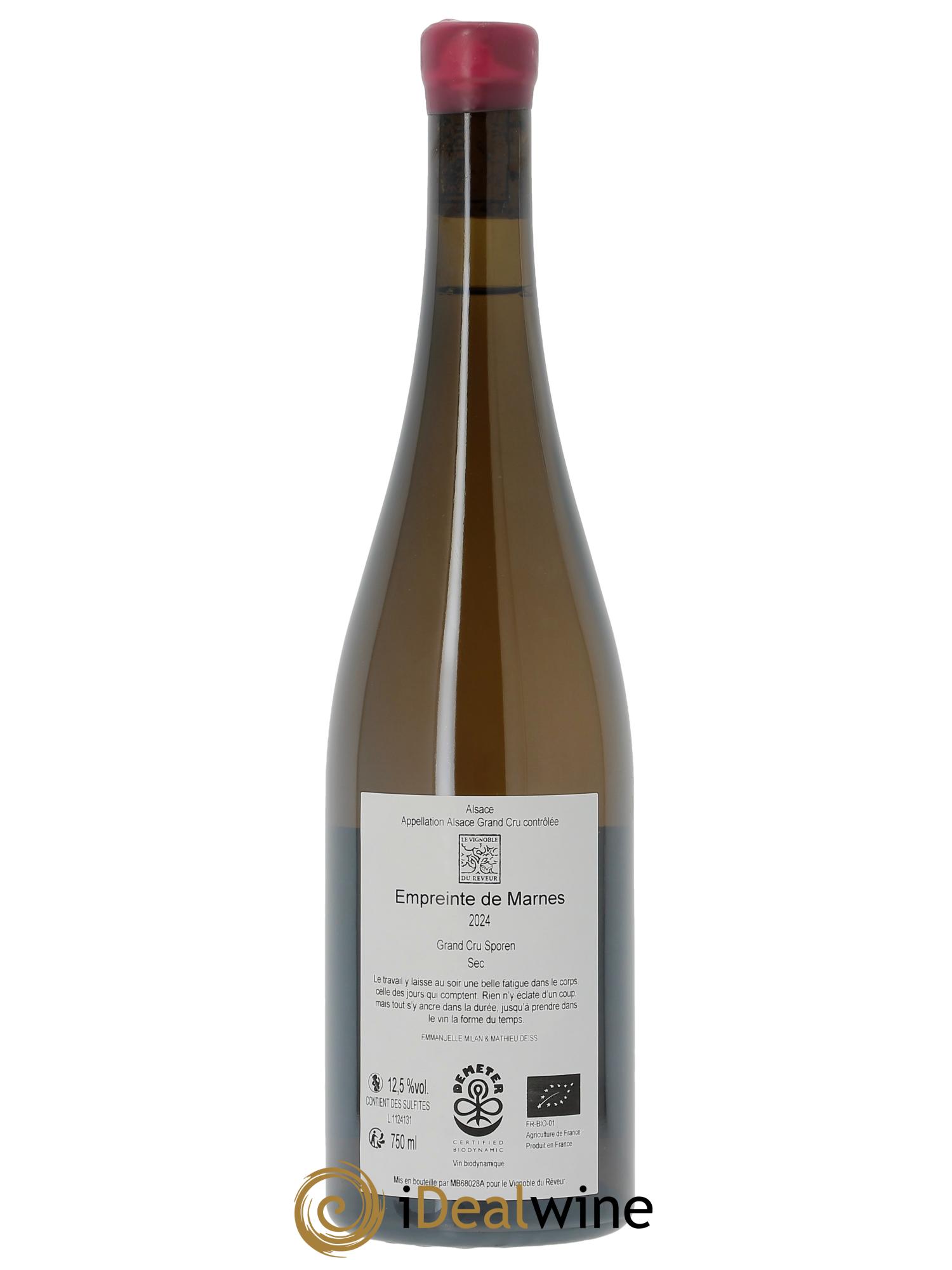 Alsace Grand Cru Sporen Empreinte de Marnes Vignoble du Rêveur 2024 - Lotto di 1 bottiglia - 1