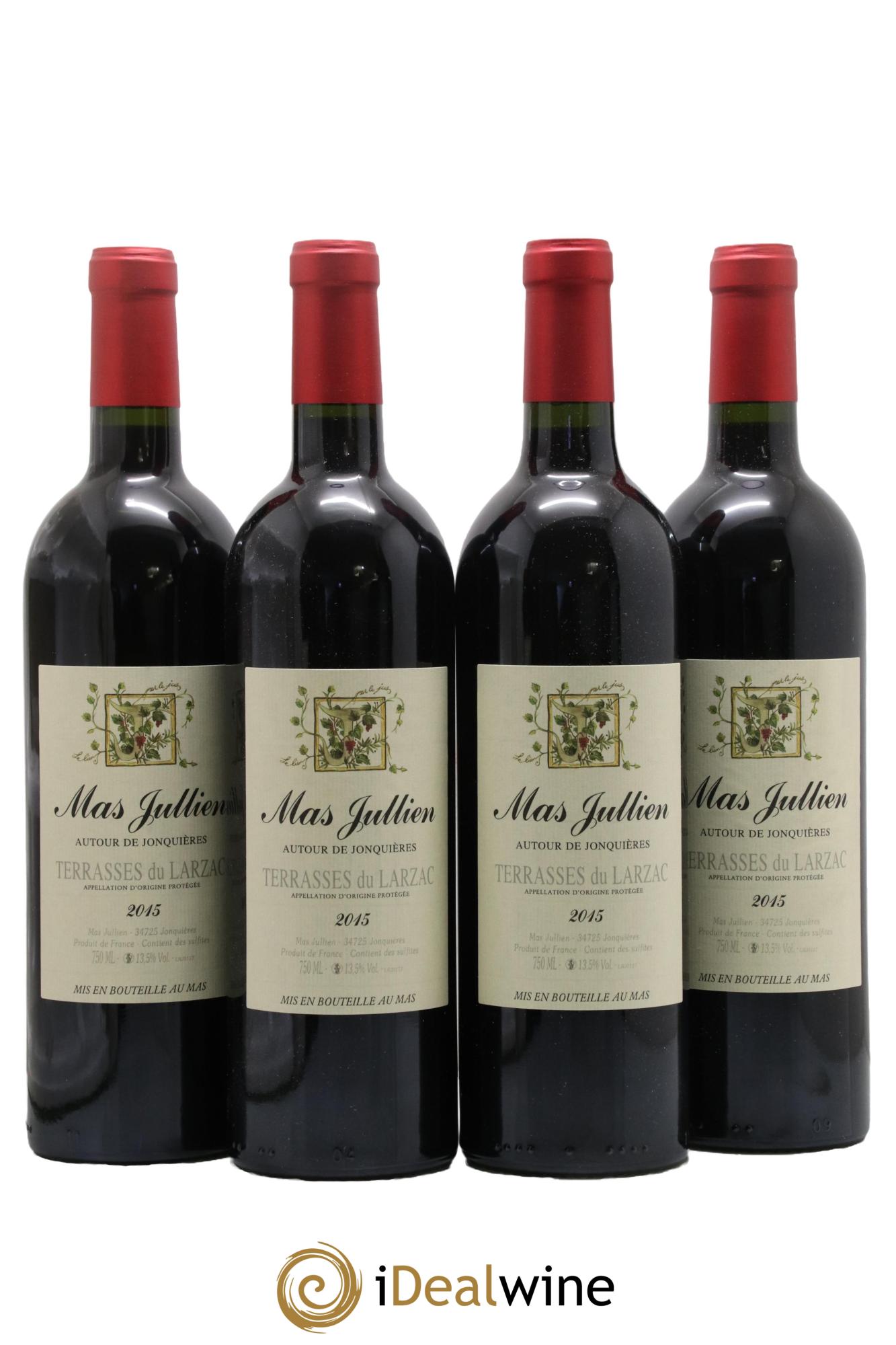 Coteaux du Languedoc - Terrasses du Larzac Mas Jullien Autour de Jonquières Olivier Jullien 2015 - Lotto di 4 bottiglie - 0