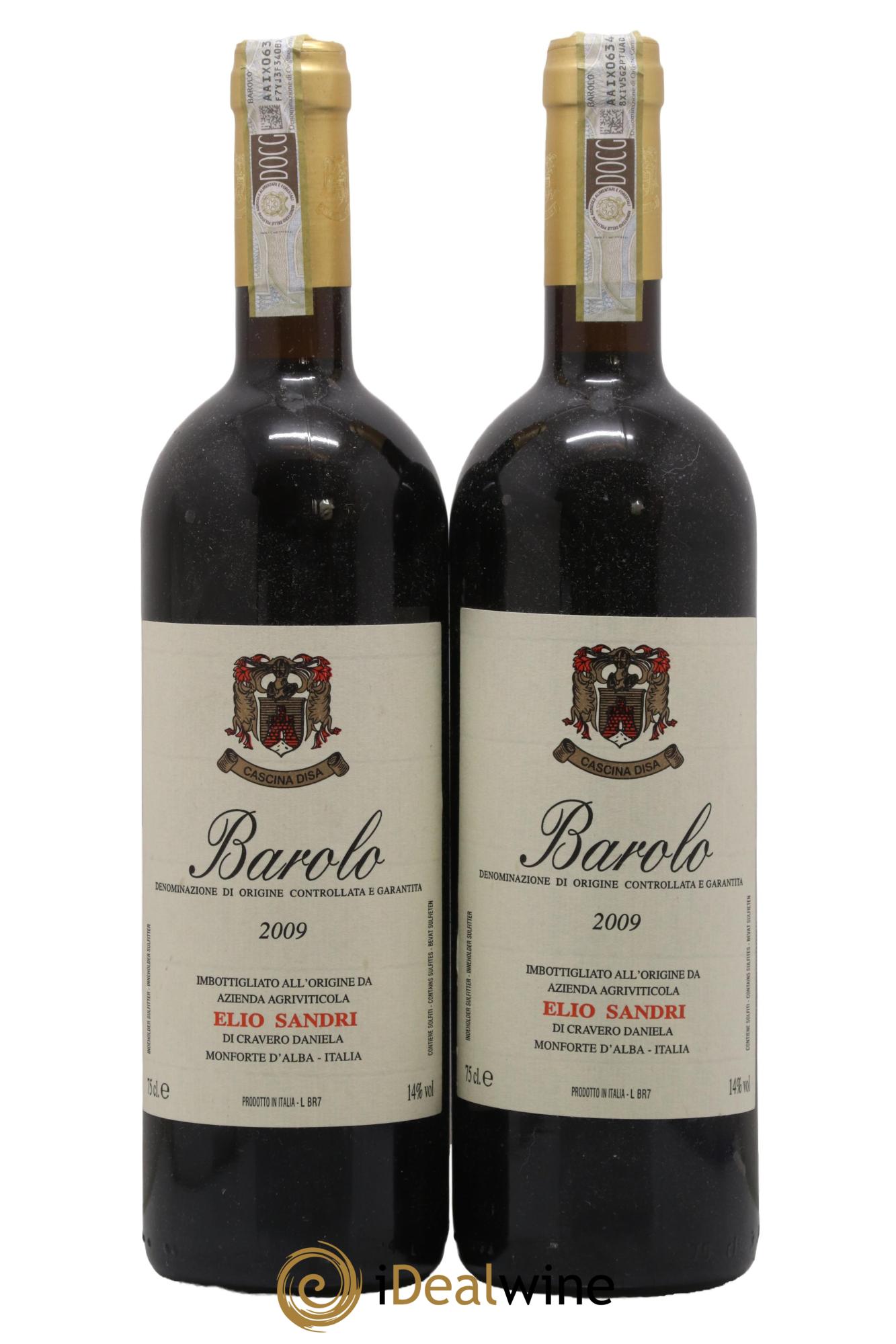 Barolo DOCG Elio Sandri 2009 - Lotto di 2 bottiglie - 0