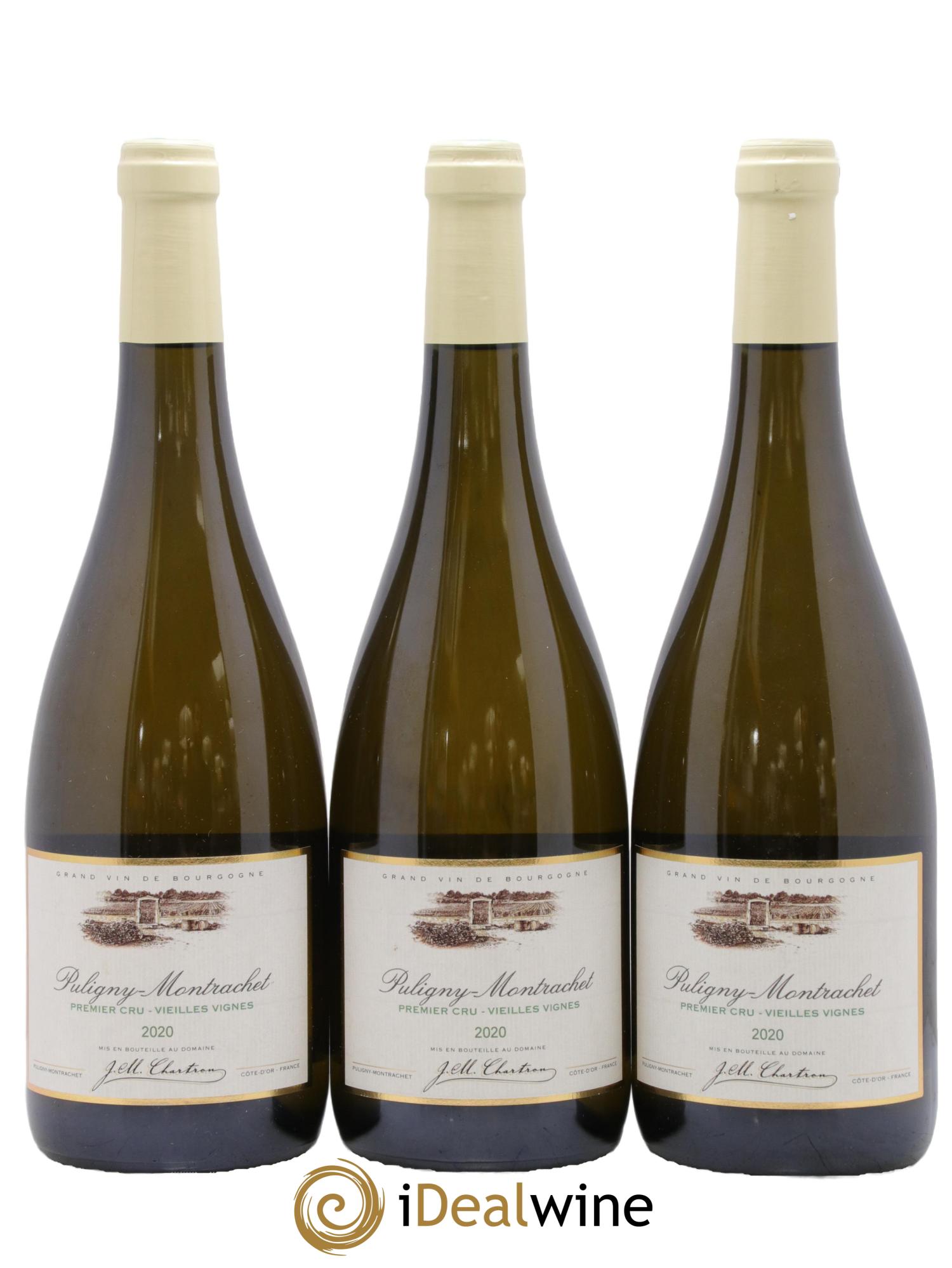 Puligny-Montrachet 1er Cru Vieilles Vignes Jean Chartron 2020 - Posten von 3 Flaschen - 0