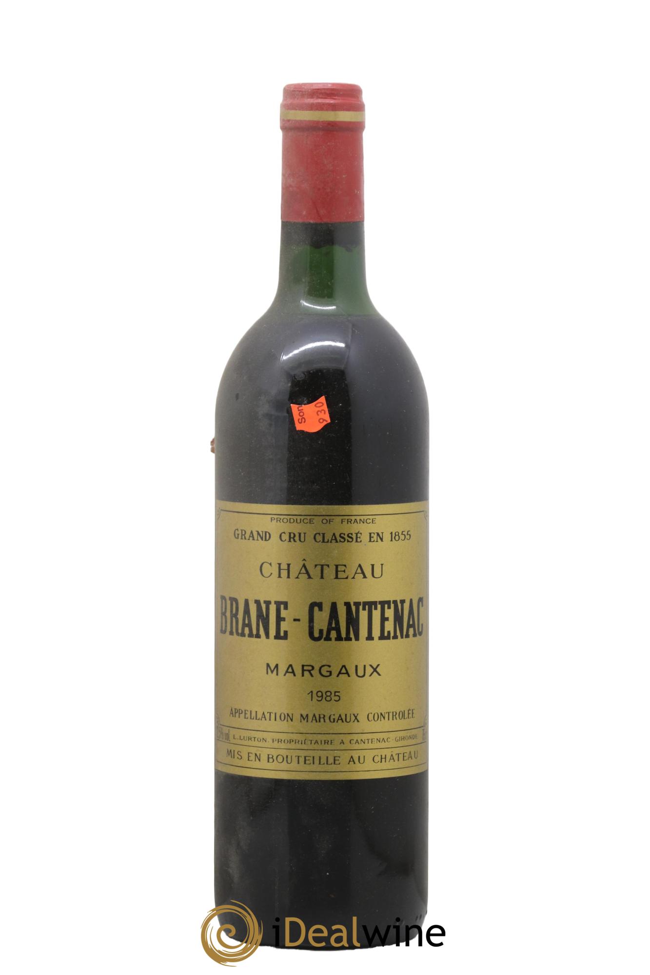 Château Brane Cantenac 2ème Grand Cru Classé 1985 - Lot de 1 bouteille - 0