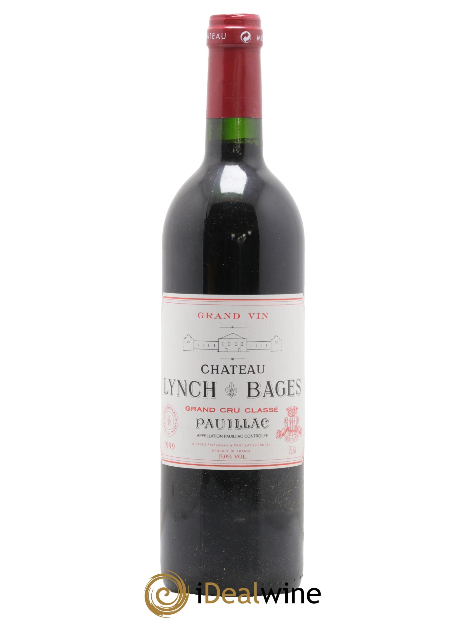 Château Lynch Bages 5ème Grand Cru Classé 1999 - Lot de 1 bouteille - 0