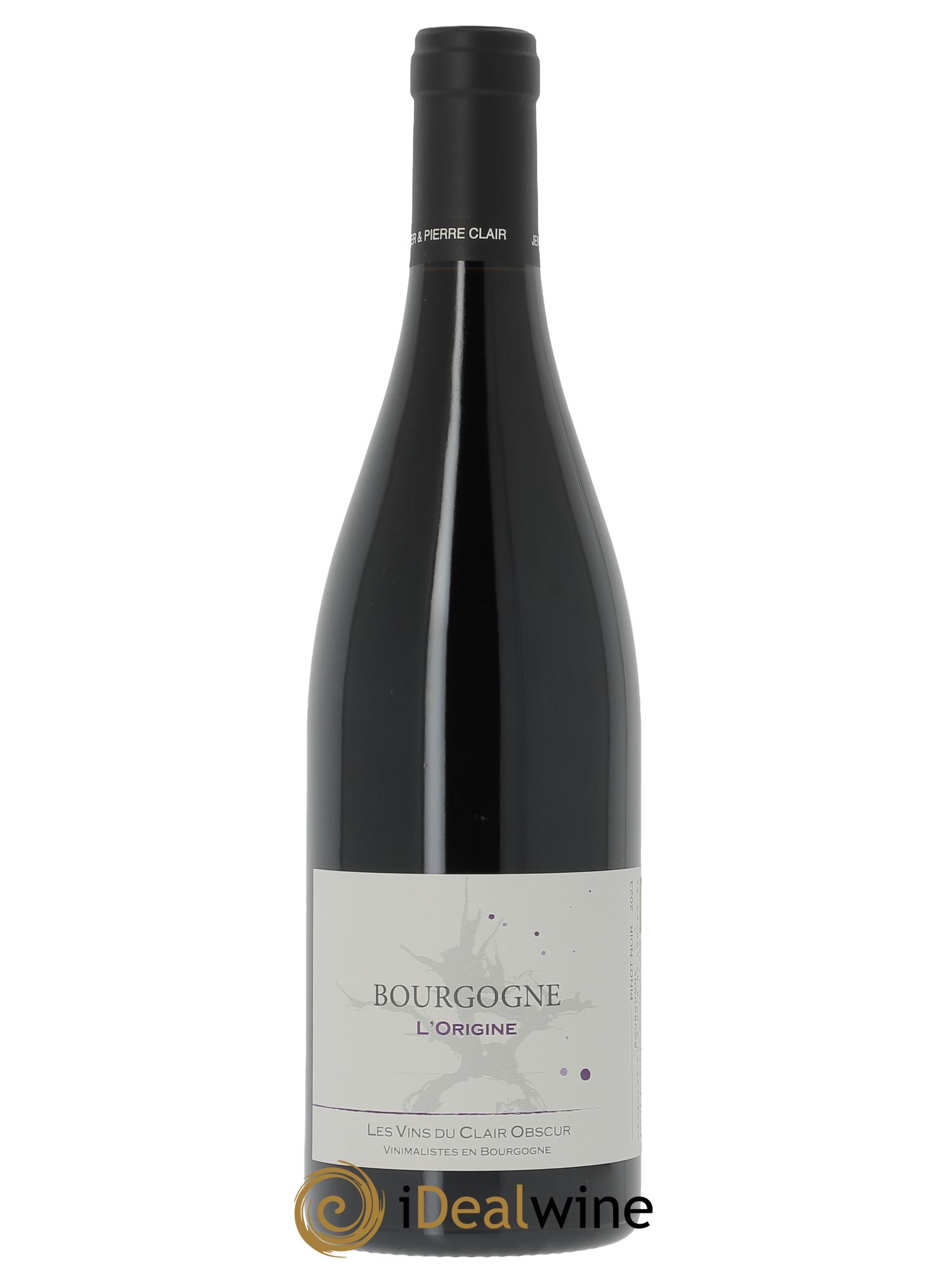 Bourgogne Pinot Noir L'Origine Domaine Clair Obscur 2023 - Lotto di 1 bottiglia - 0