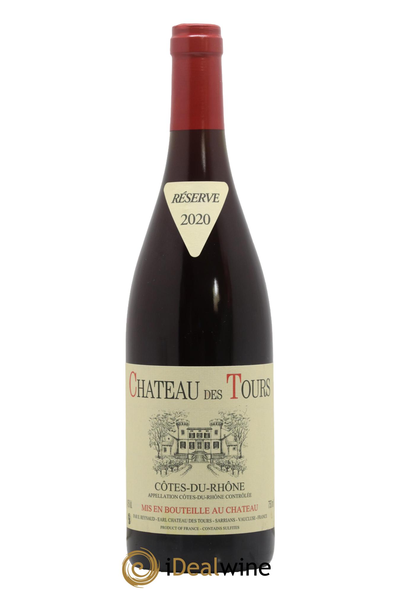 Côtes-du-Rhône Château des Tours Emmanuel Reynaud 2020 - Lot de 1 bouteille - 0