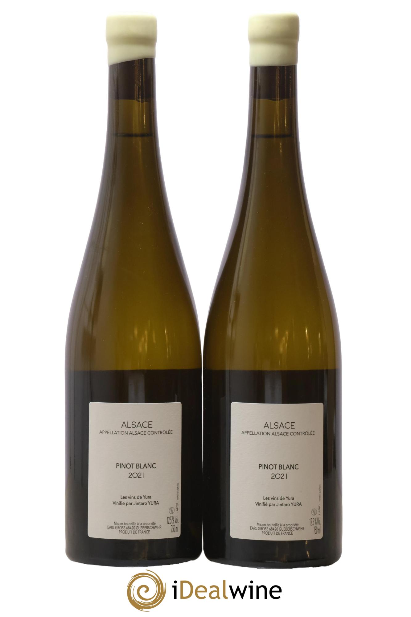 Alsace L'abeille et le papillon Jintaro Yura 2021 - Posten von 2 Flaschen - 1