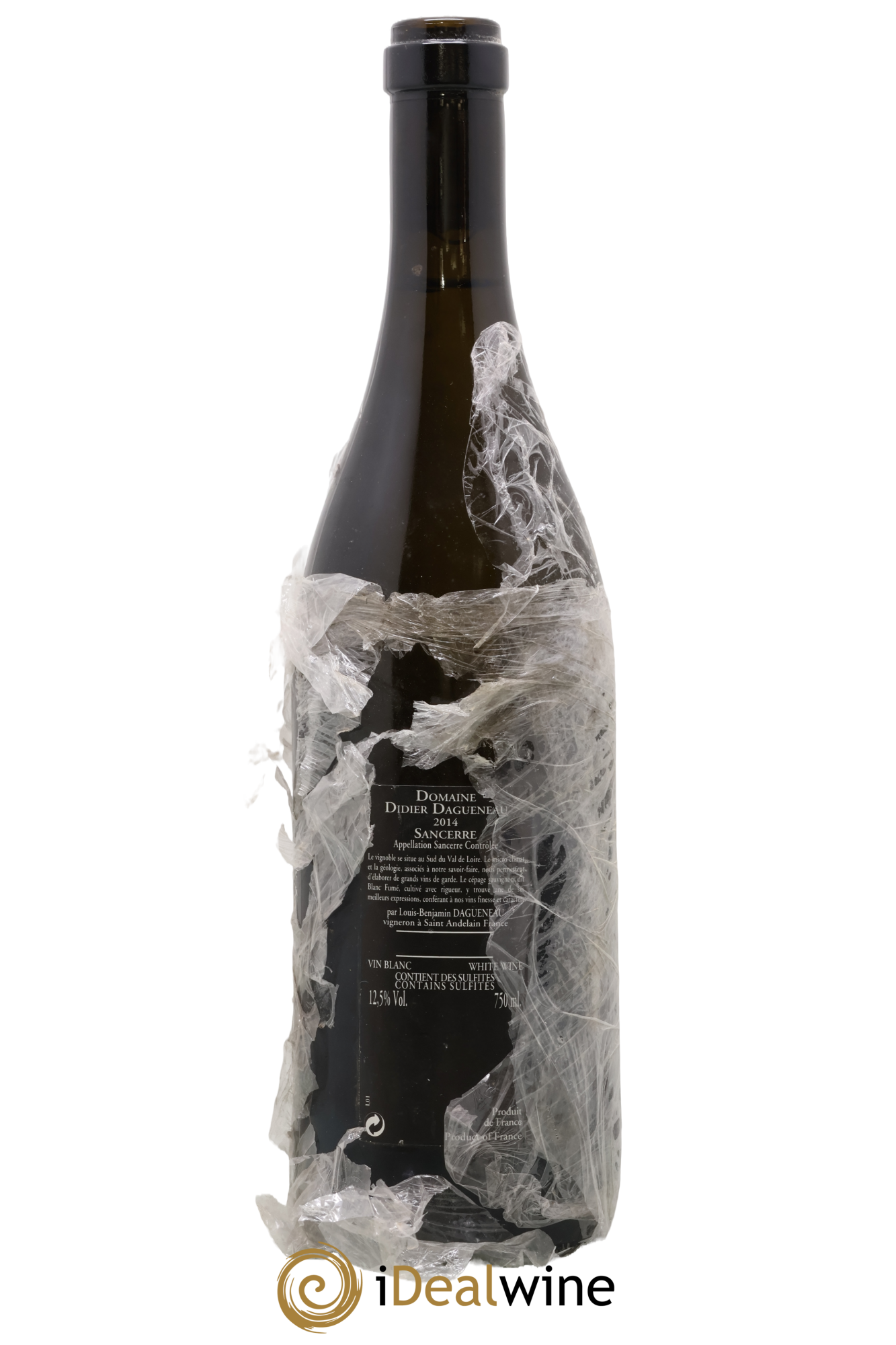 Sancerre Le Mont Damné Chavignol Dagueneau (Domaine Didier - Louis-Benjamin) 2014 - Lote de 1 botella - 1