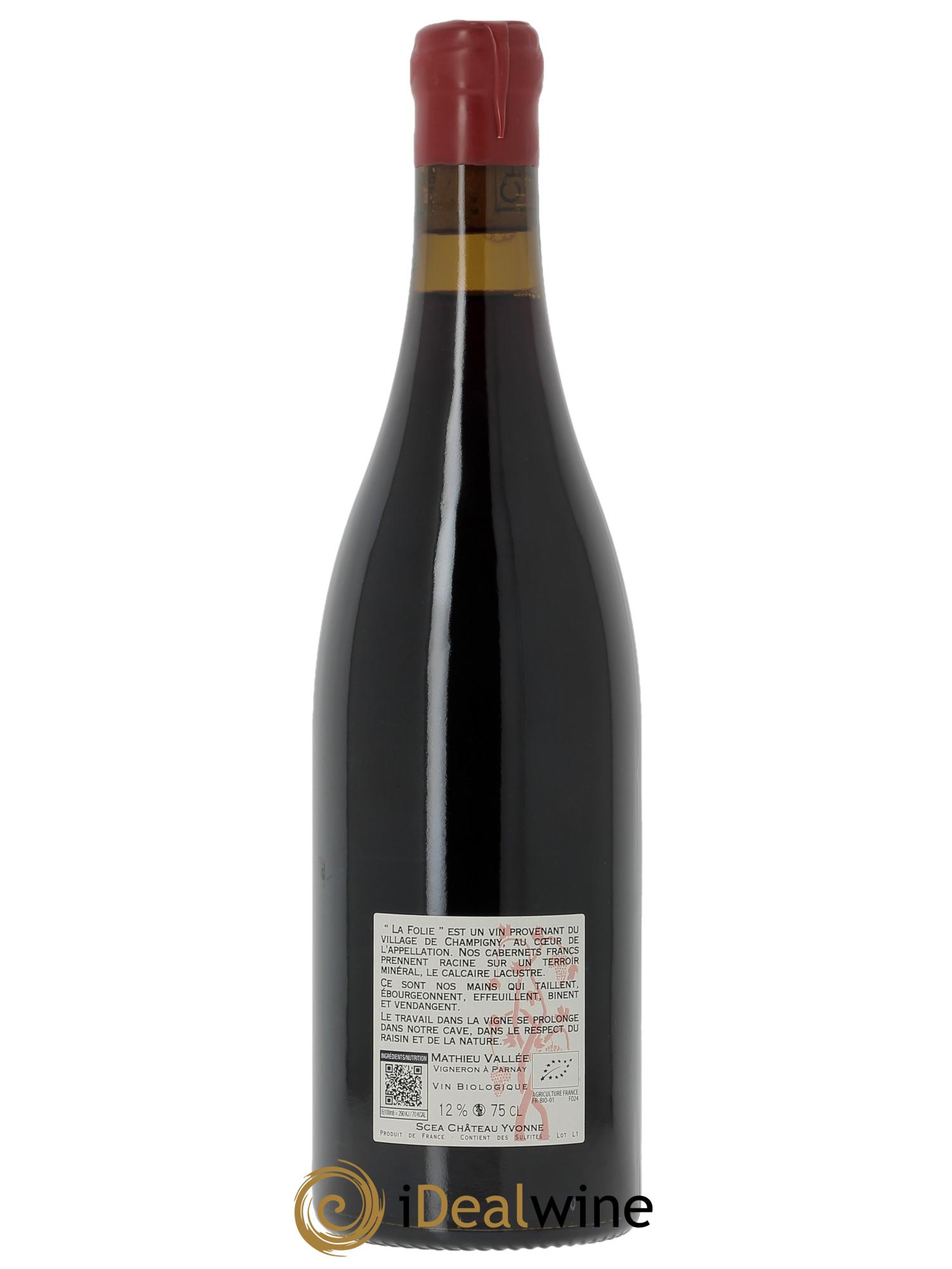 Saumur-Champigny La Folie Château Yvonne 2024 - Lot de 1 bouteille - 1