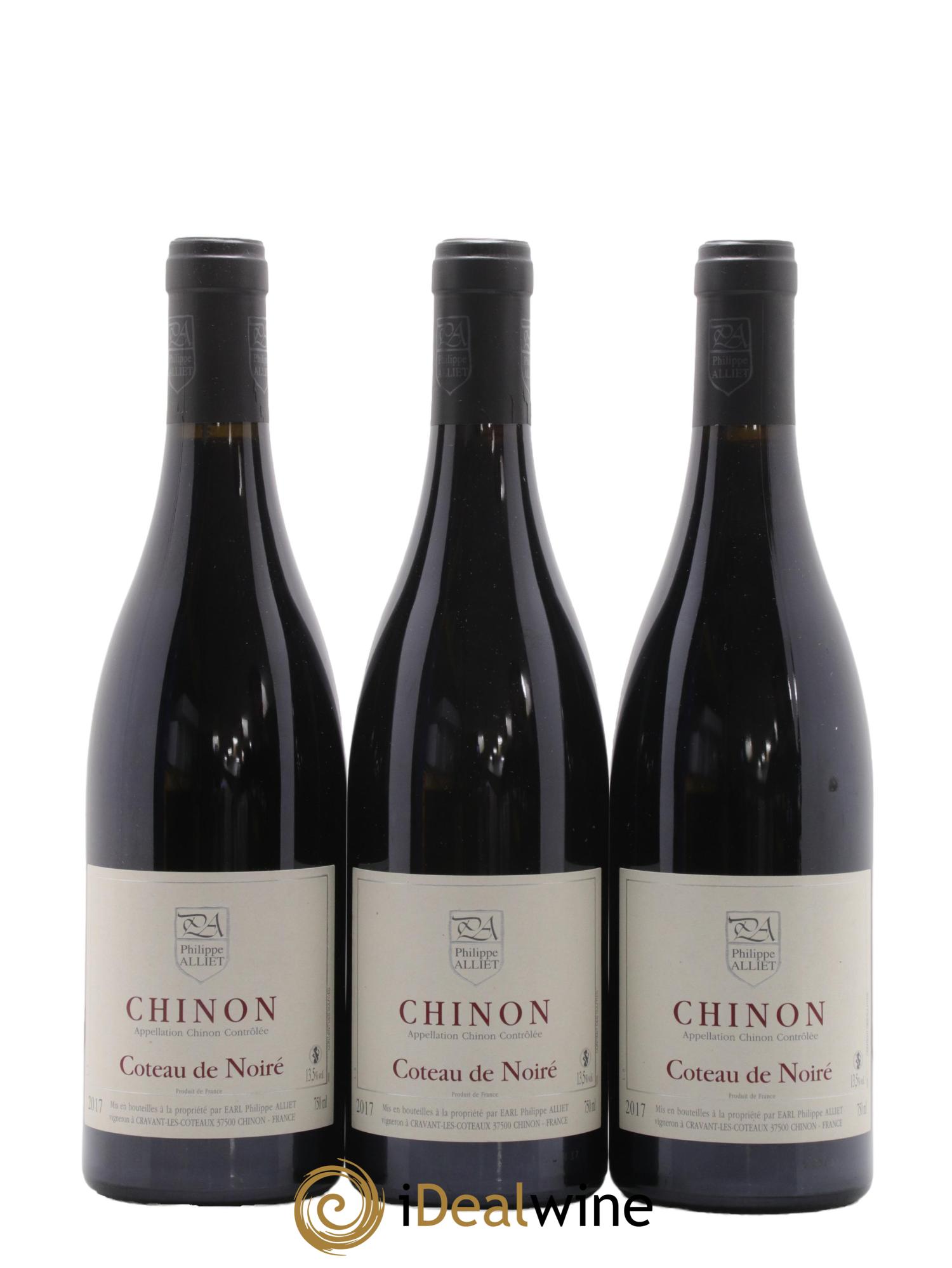 Chinon Coteau de Noiré Philippe Alliet 2017 - Lot de 6 bouteilles - 1