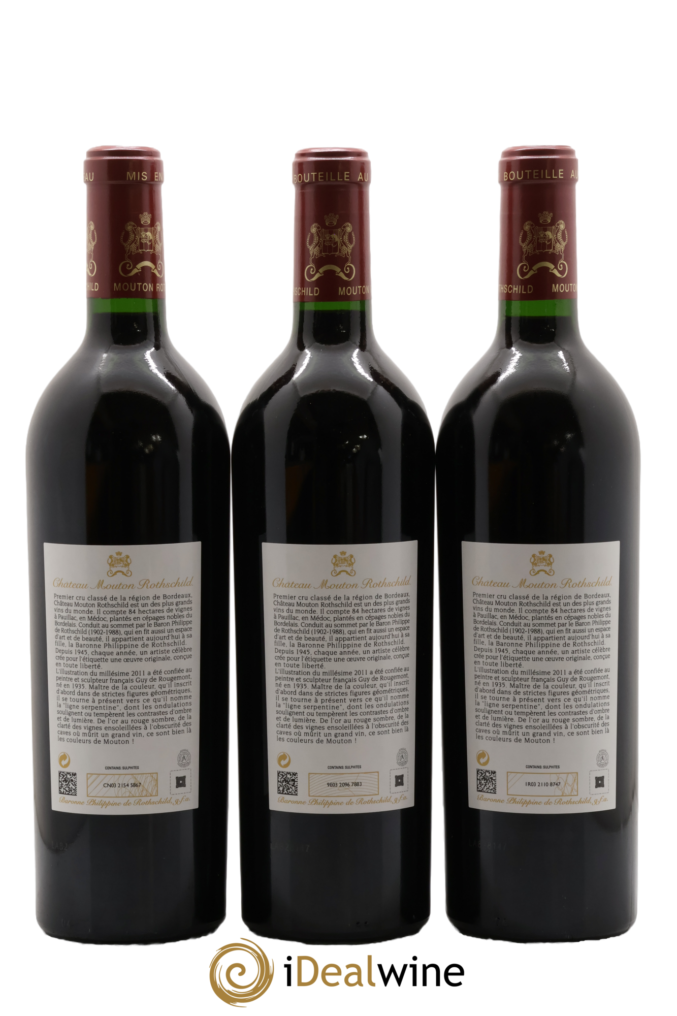 Château Mouton Rothschild 1er Grand Cru Classé 2011 - Lotto di 6 bottiglie - 2