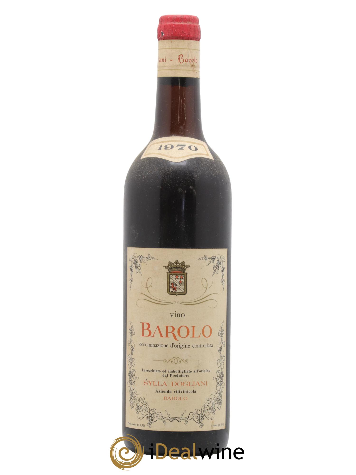 Barolo Sylla Dogliani 1970 - Lot de 1 bouteille - 0