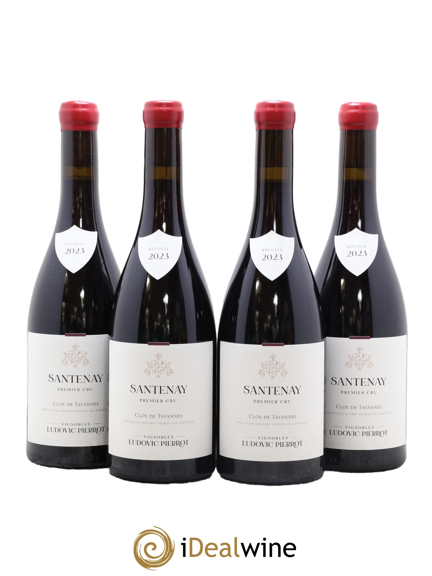 Santenay 1er Cru Clos de Tavannes ludovic pierrot 2023 - Lot de 4 bouteilles - 0