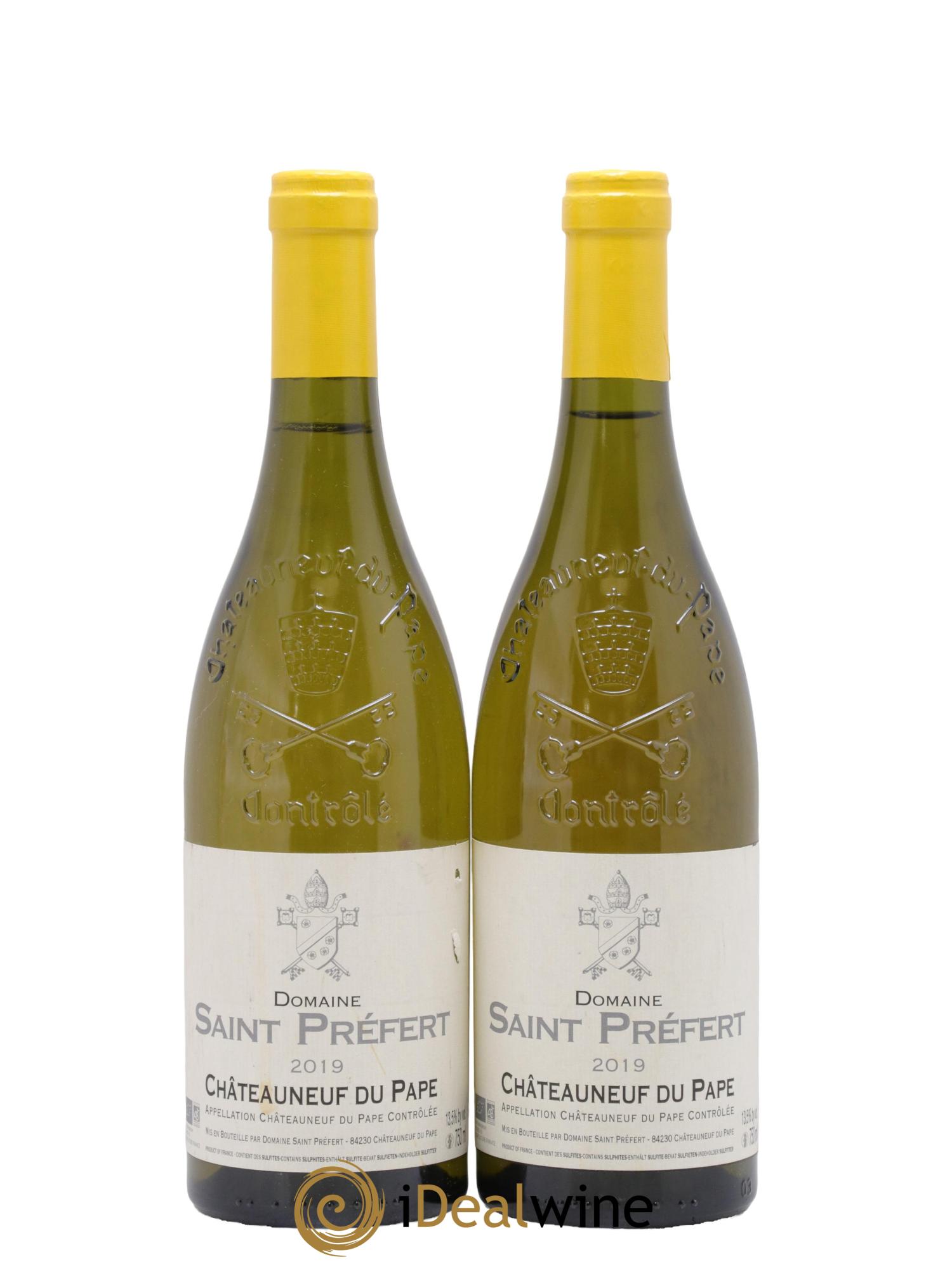Châteauneuf-du-Pape Domaine de Saint Préfert 2019 - Lot de 2 bouteilles - 0