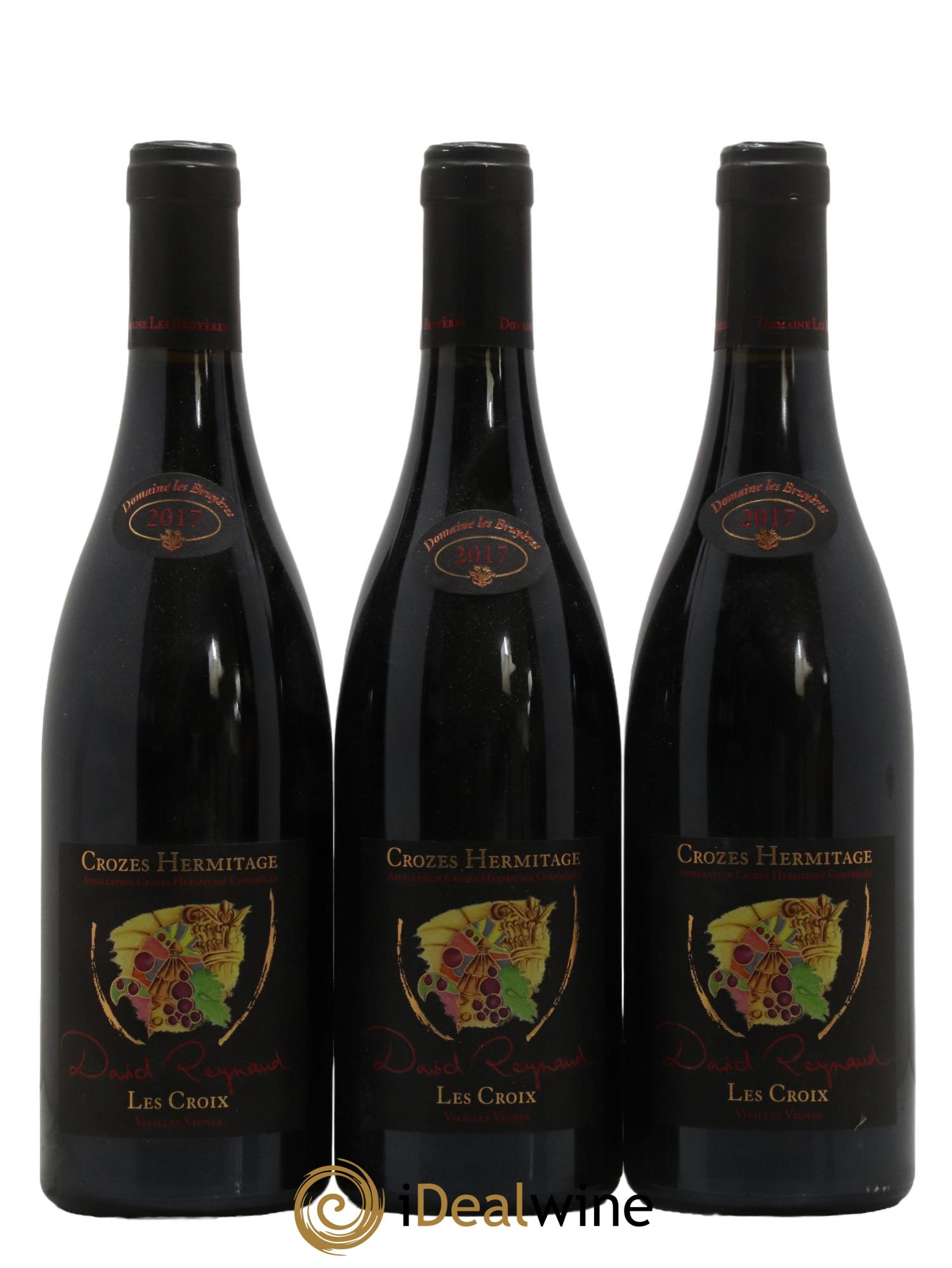 Crozes-Hermitage Les Croix Vieilles vignes David Reynaud 2017 - Lot de 3 bouteilles - 0