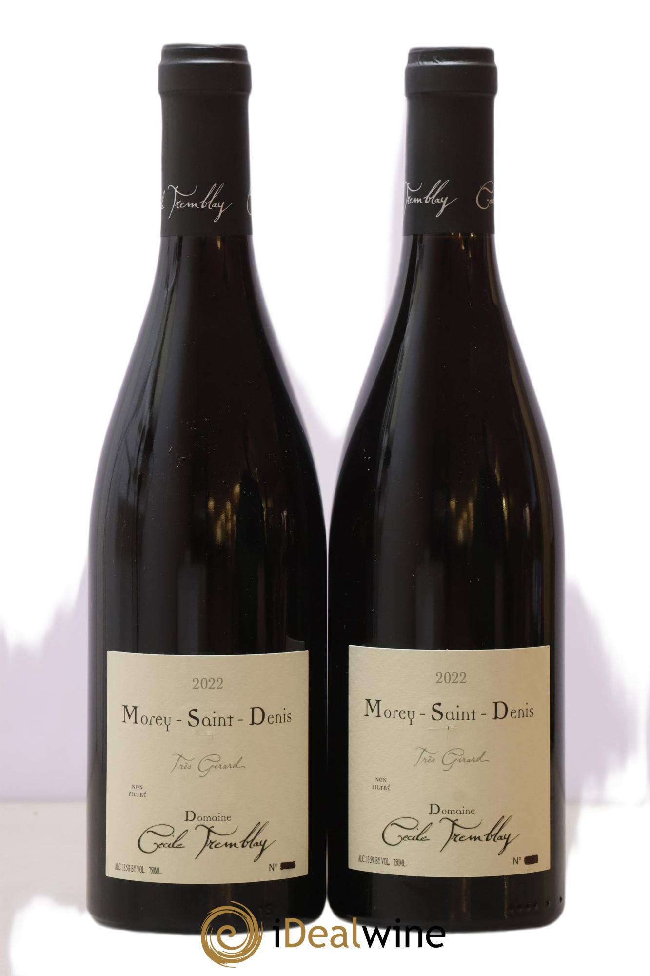 Morey Saint-Denis Très Girard Cécile Tremblay 2022 - Lot de 2 bouteilles - 0