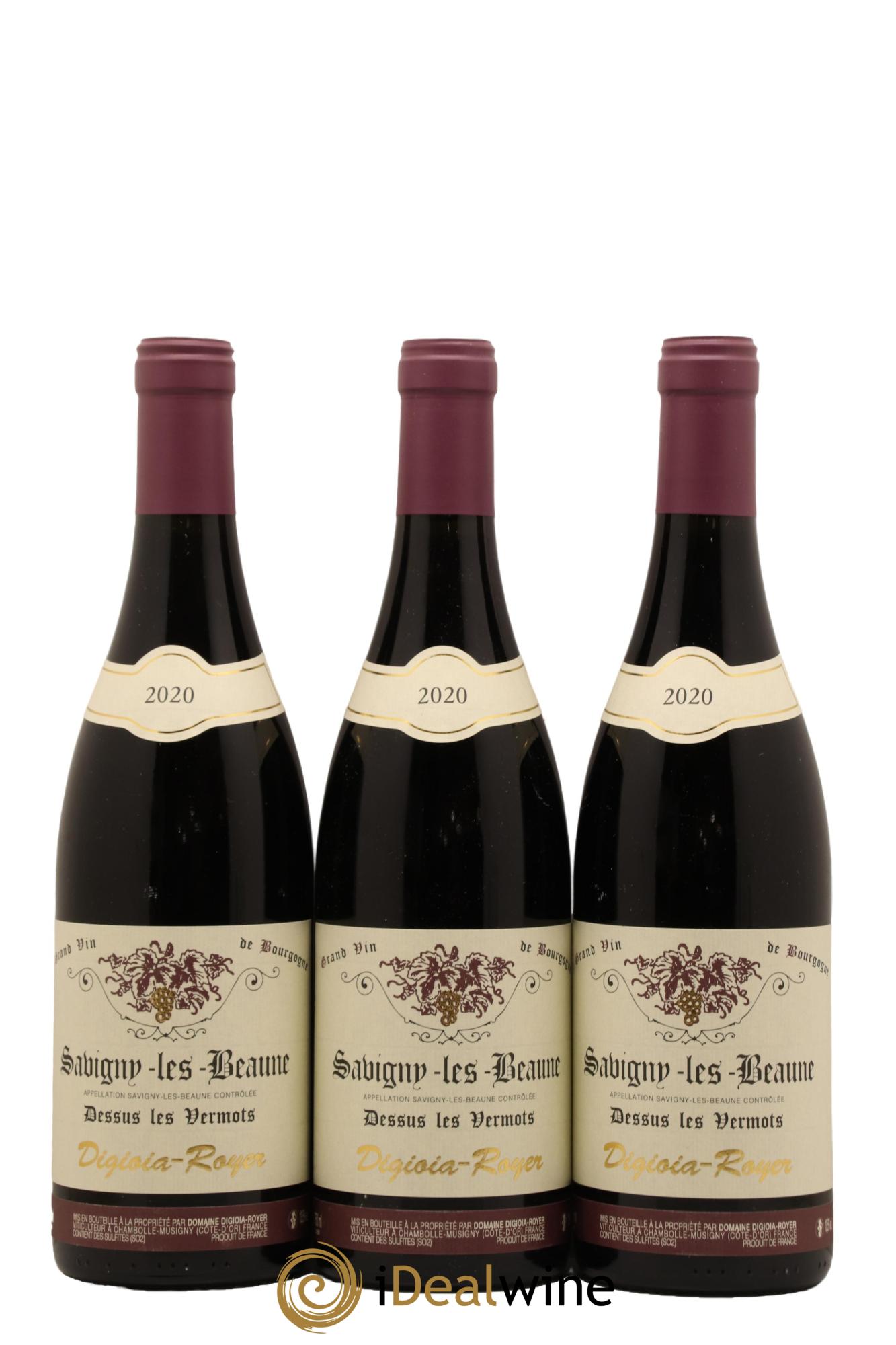 Savigny-lès-Beaune Dessus Vermots Domaine Digioia Royer 2020 - Lot de 3 bouteilles - 0