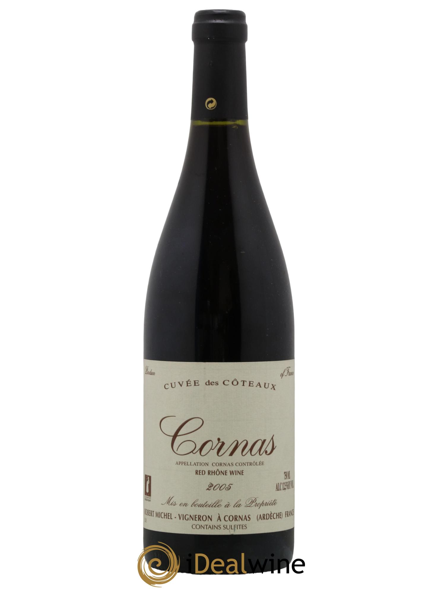 Cornas Cuvée des Coteaux Robert Michel 2005 - Lot de 1 bouteille - 0